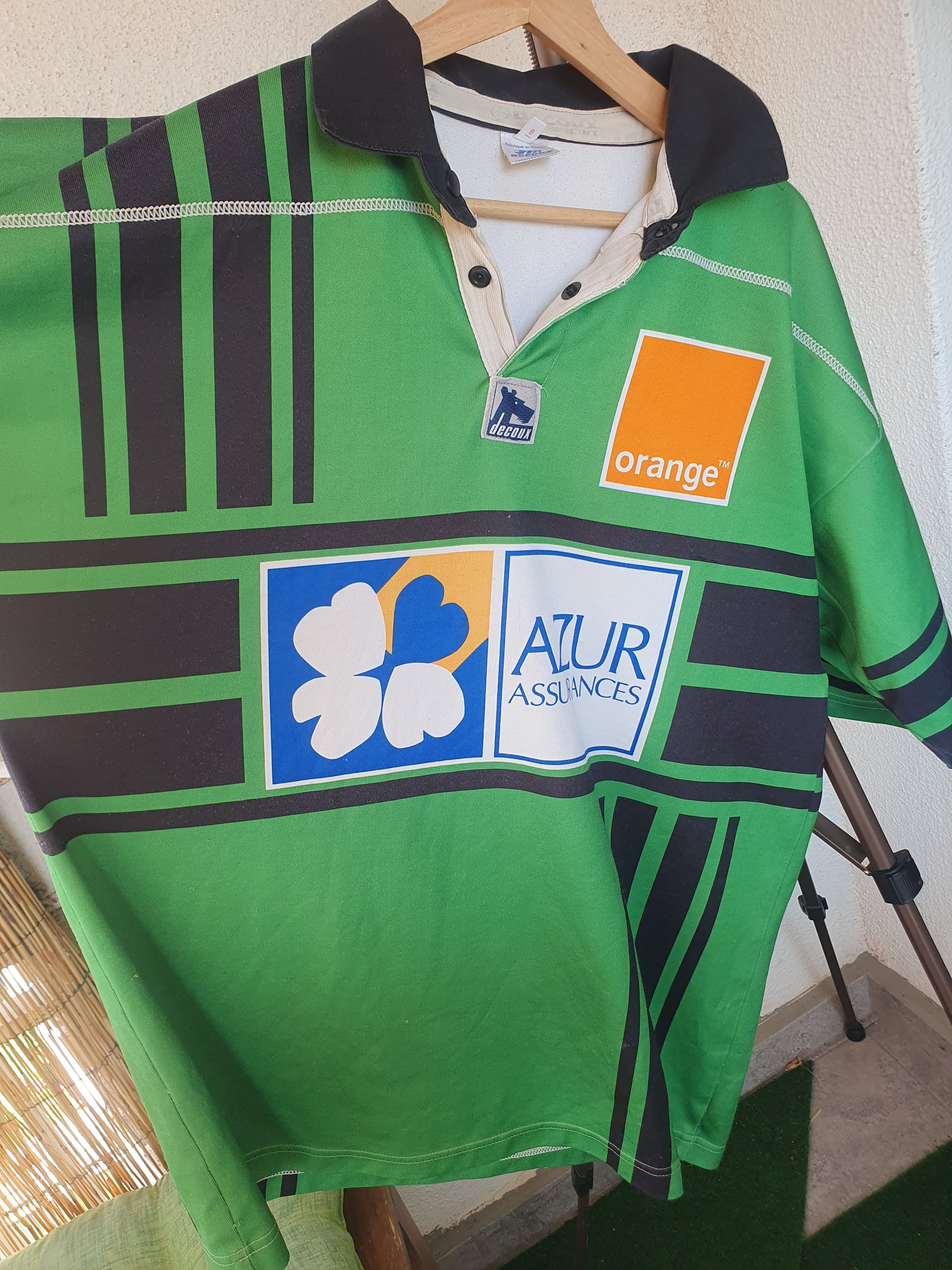 Vintage Decoux Sport Vintage Made in France Rugby Jersey sz XL Size US XL / EU 56 / 4 - 4 Thumbnail