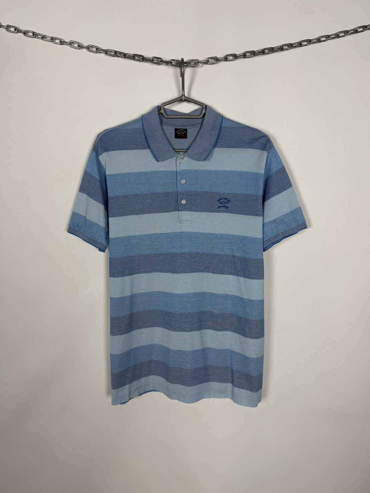 Paul & Shark Men’s Paul Shark Striped Polo Shirt Made in Italy Size XL Size US XL / EU 56 / 4 - 1 Thumbnail