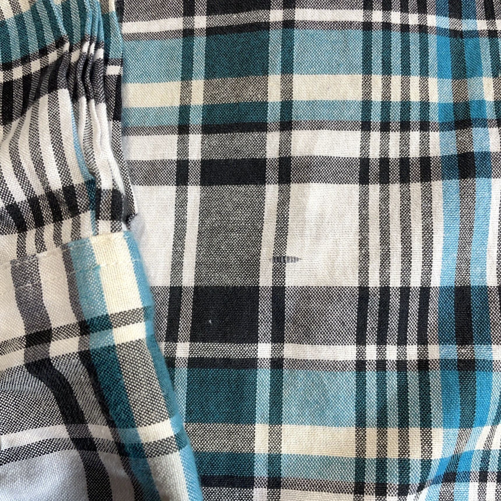 Urban Outfitters VINTAGE Outfitters Mens Long Sleeve Plaid Pearl Snap Button-Up Shirt Casual Large Blue Countries Size US L / EU 52-54 / 3 - 3 Thumbnail
