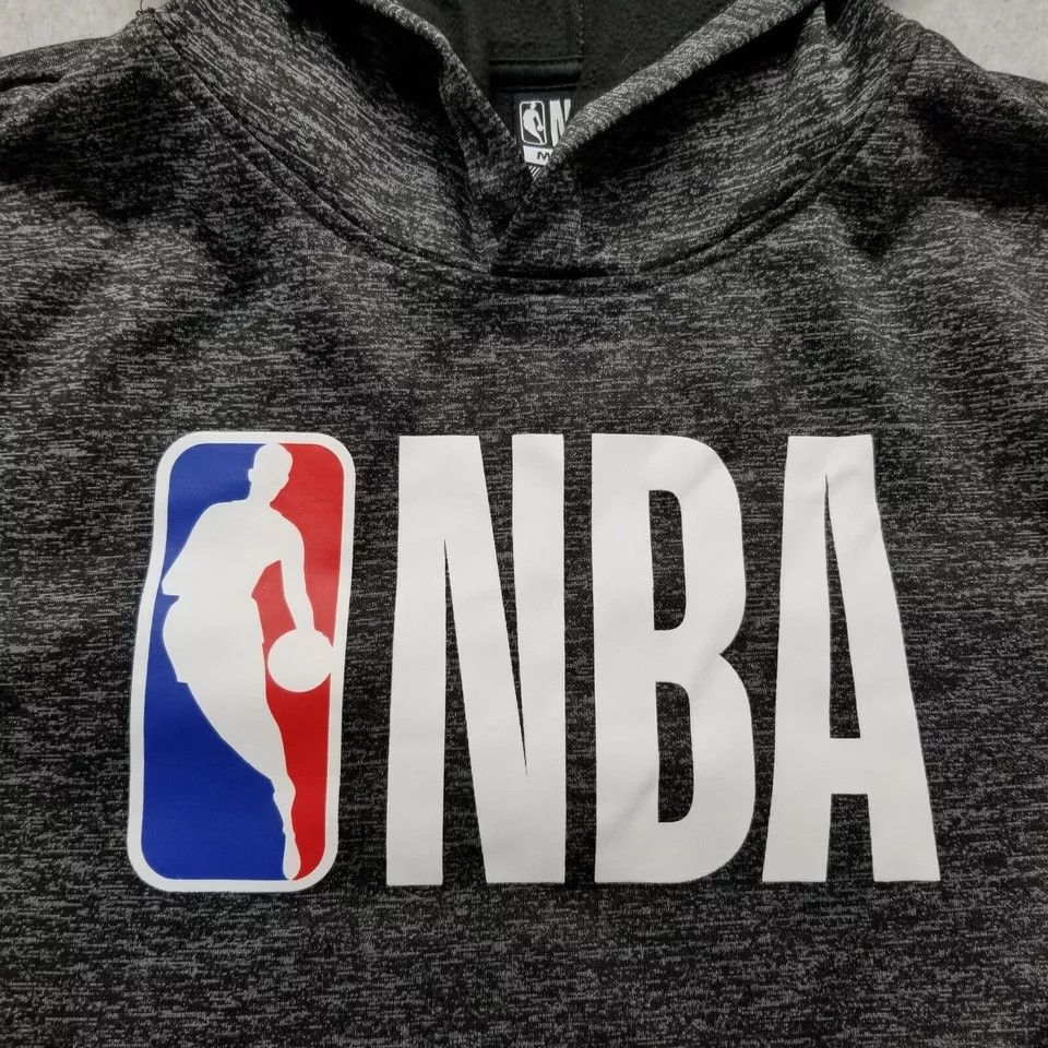NBA NBA Basketball Hoodie Mens Medium Pullover Pockets Logo Size US M / EU 48-50 / 2 - 5 Thumbnail