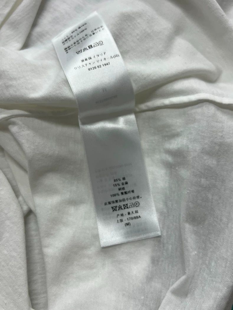 Dior Dior White letter short-sleeved T-shirt Size M / US 6-8 / IT 42-44 - 6 Thumbnail