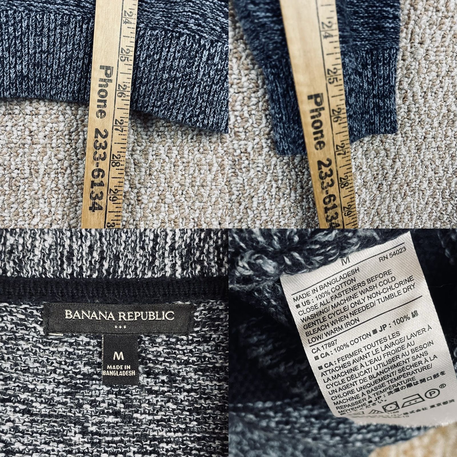 Banana Republic Banana Republic Cardigan Men’s M Shawl Ivy League Prep Academia Grandpacore T316 Size US M / EU 48-50 / 2 - 8 Thumbnail