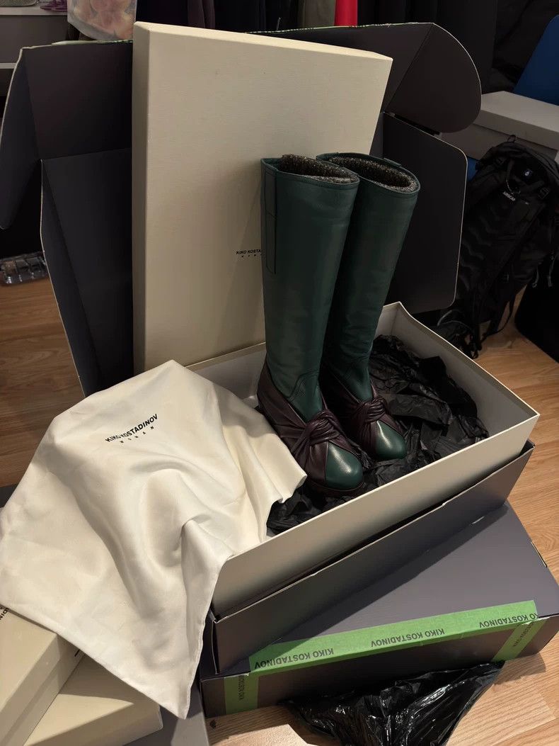 Kiko Kostadinov Kiko kostadinov Knot Bow Boots Size US 6.5 / IT 36.5 - 1 Thumbnail