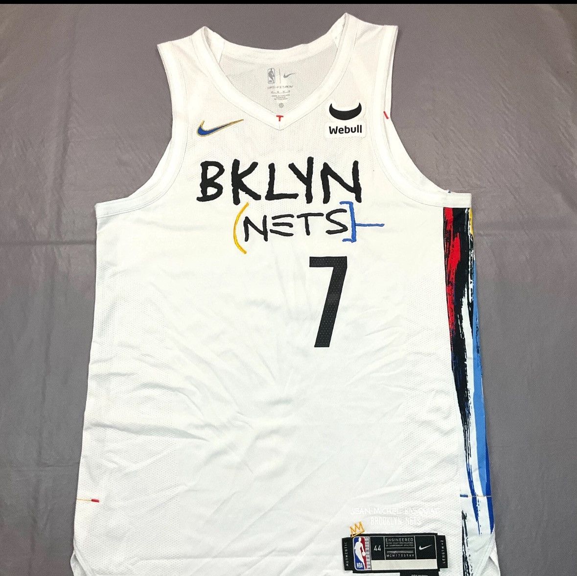 NBA × Nike Brand New Kevin Durant “7” Brooklyn Nets City Edition Size US S / EU 44-46 / 1 - 2 Thumbnail
