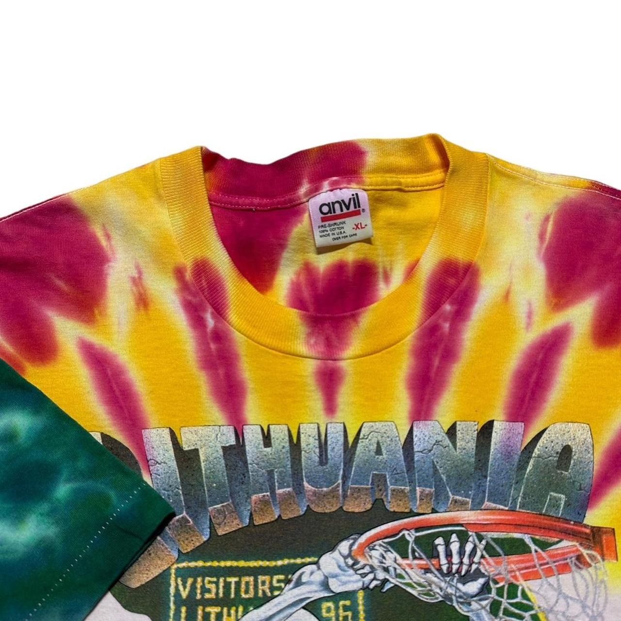 Liquid Blue × NBA × Vintage Vintage Lithuania Basketball Bronze Medal 1992 T-Shirt Size US XL / EU 56 / 4 - 4 Thumbnail