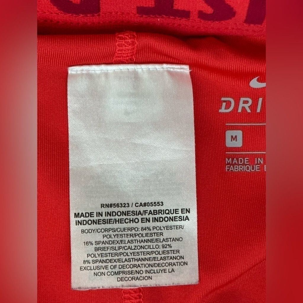 Nike NIKE Dri-Fit Shorts Red/Orange Women’s Size Medium. Size 28" / US 6 / IT 42 - 10 Thumbnail