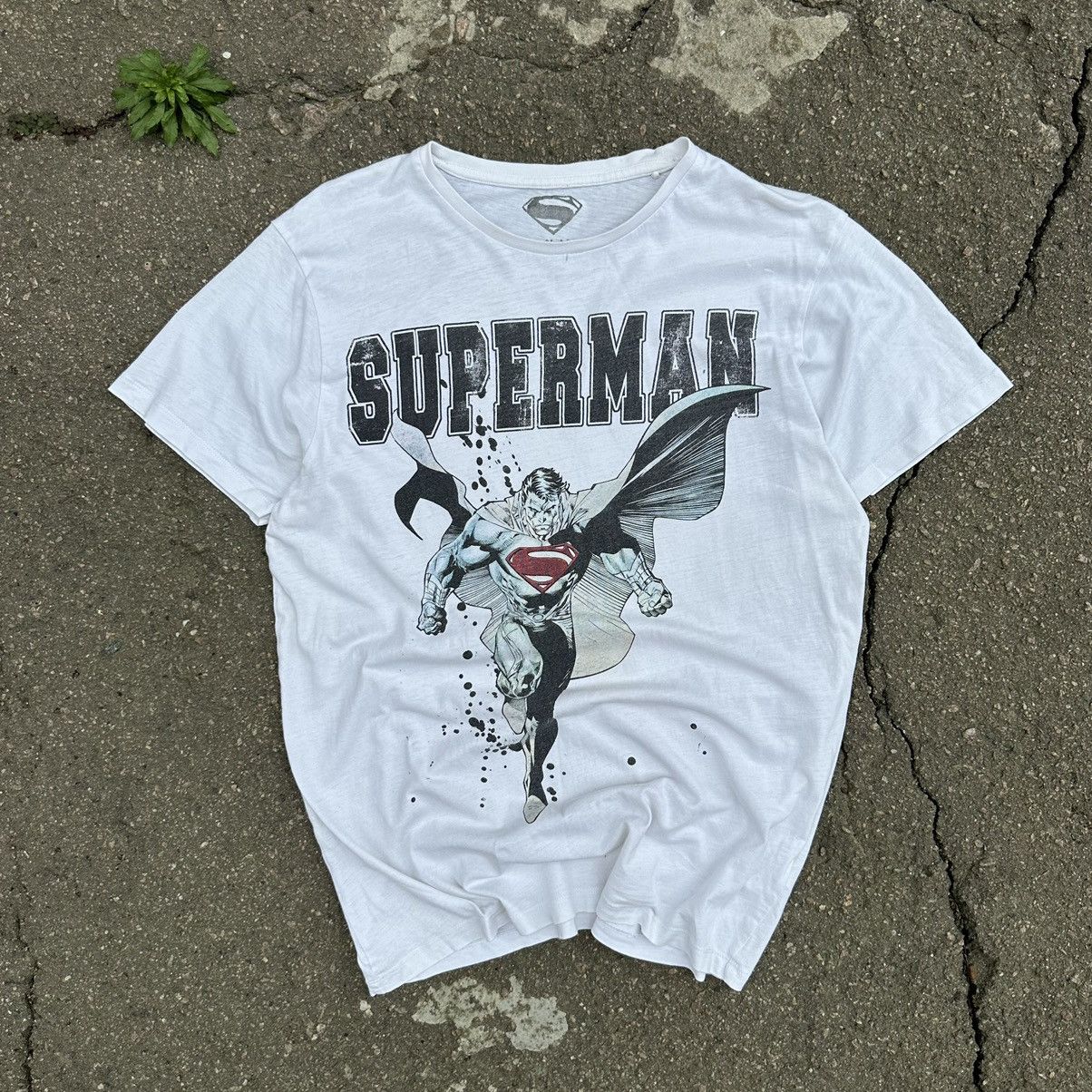 Cartoon Network × Marvel Comics × Y/Project Vintage T-shirts Marvel Comics Super Man Big Logo 00s Size US L / EU 52-54 / 3 - 1 Thumbnail