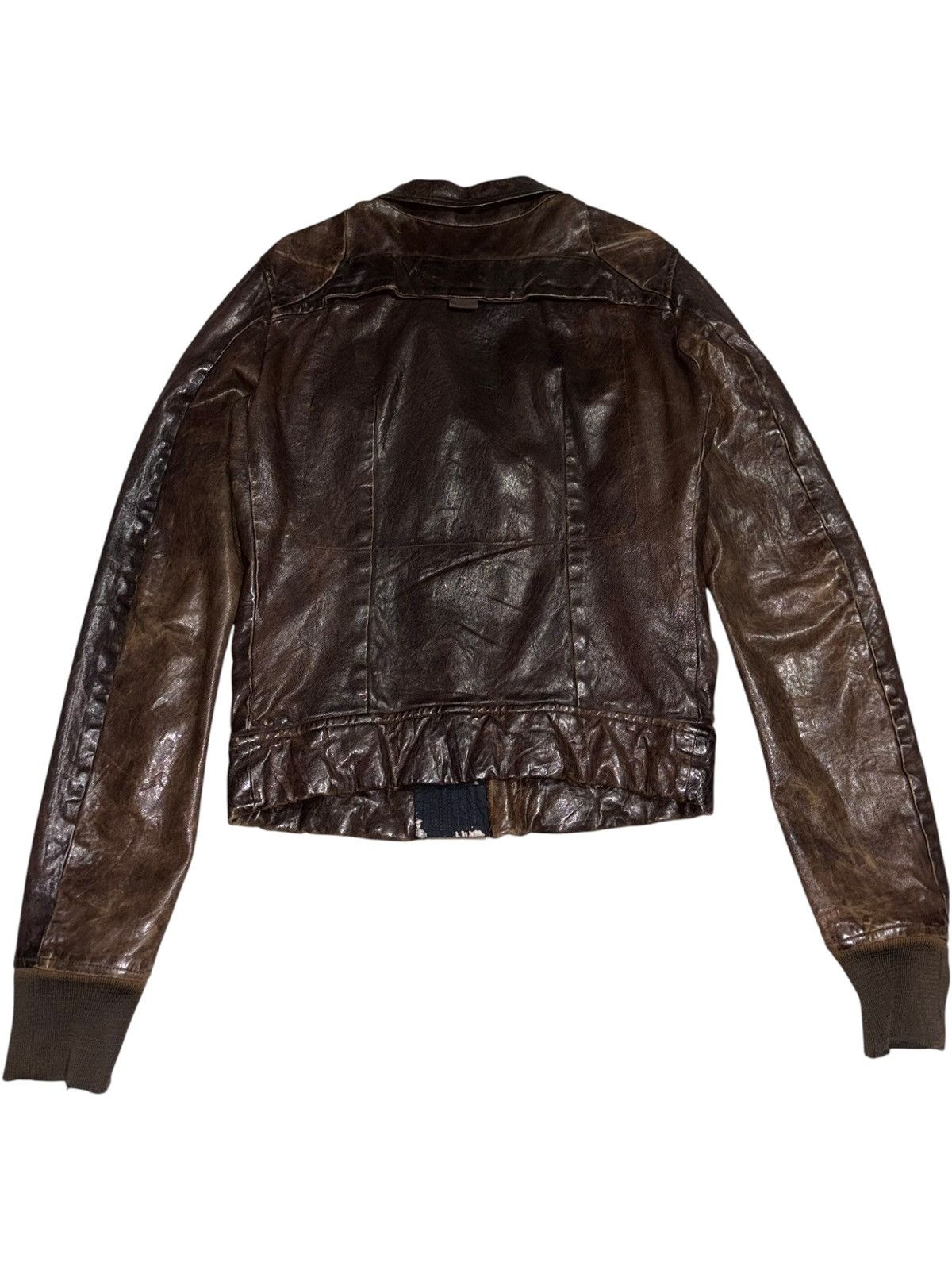 Rick Owens FW08 Rick Owens Stag Leather Jacket Olmar Mirta Bruiser rare Size US S / EU 44-46 / 1 - 3 Thumbnail