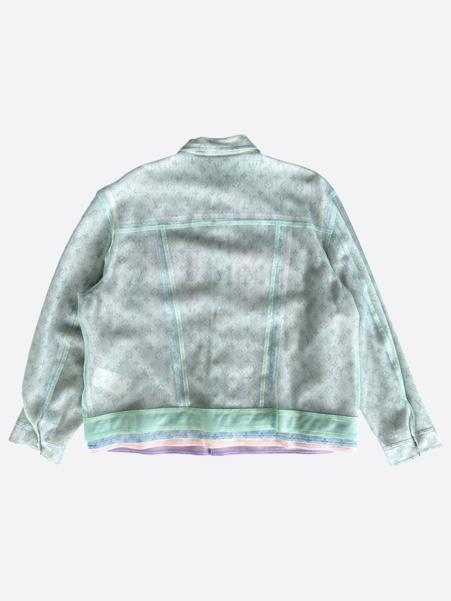 Louis Vuitton Louis Vuitton Multicolor Mesh Tulle Jacket Size US XXL / EU 58 / 5 - 2 Thumbnail