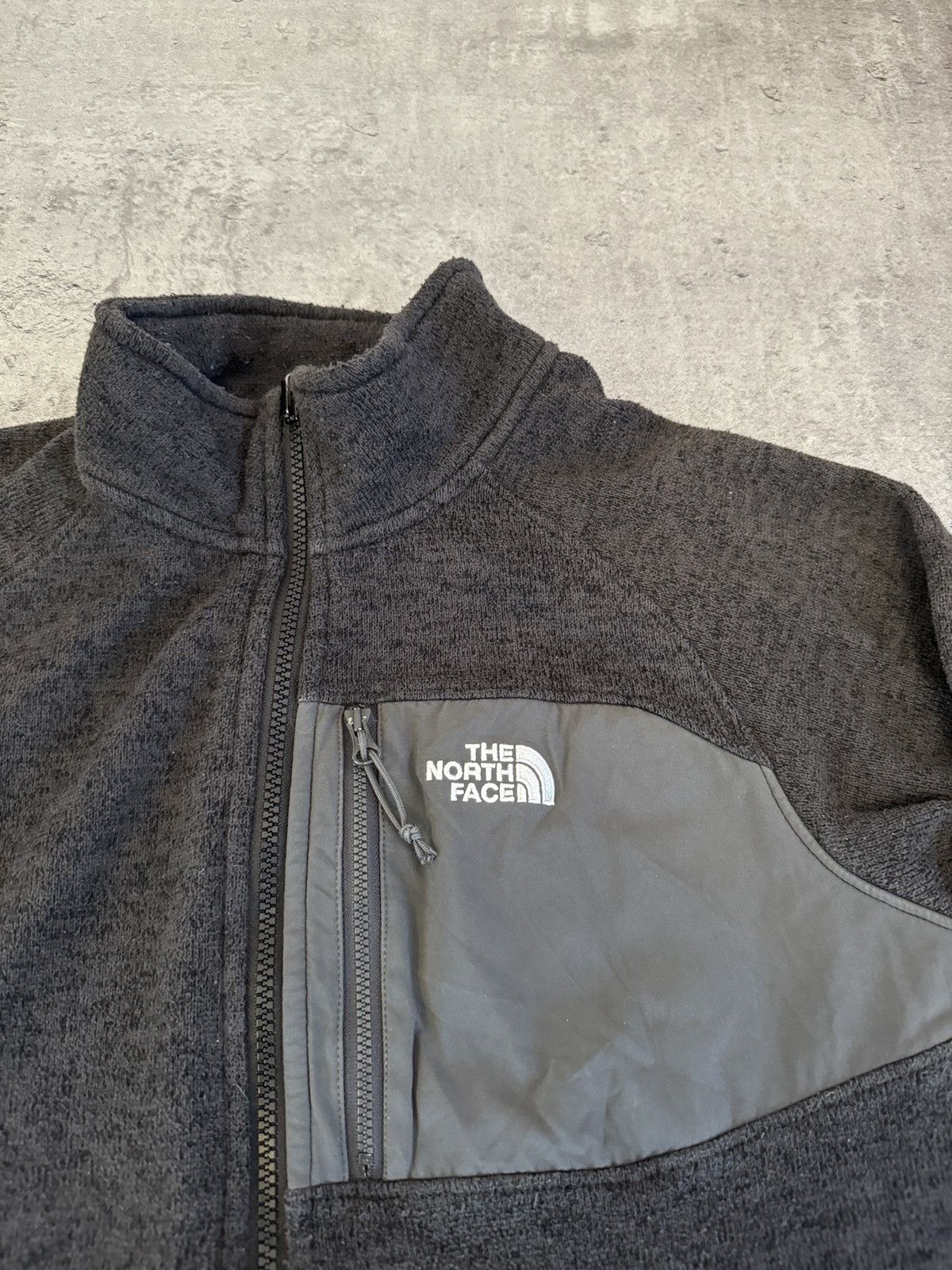 The North Face × Vintage The North Face Sherpa polar fleece logo vintage zip black Size US M / EU 48-50 / 2 - 3 Thumbnail