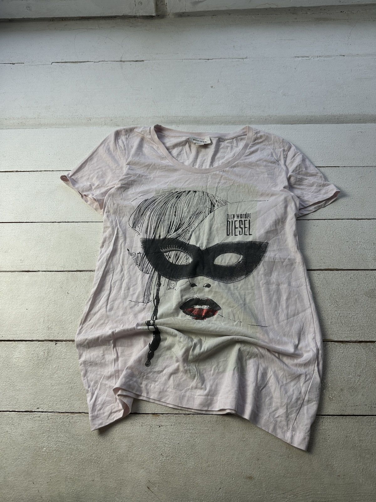 Diesel 🚨VINTAGE AVANT-GARDE DIESEL TEE LOGO Y2k OPIUM Size L / US 10 / IT 46 - 1 Thumbnail
