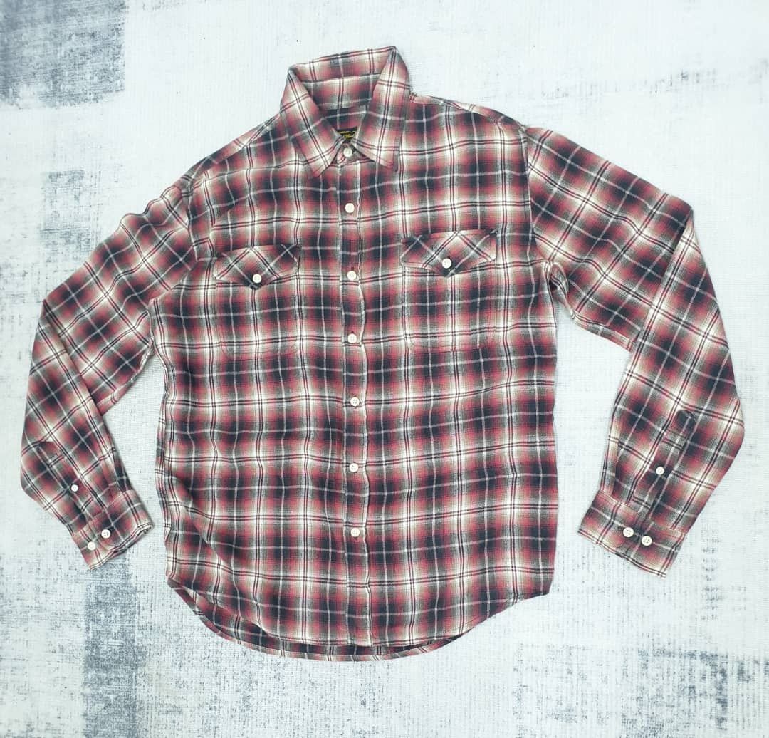 Japanese Brand Bicol bird checkered Japanese flannel shirt Size US M / EU 48-50 / 2 - 6 Thumbnail