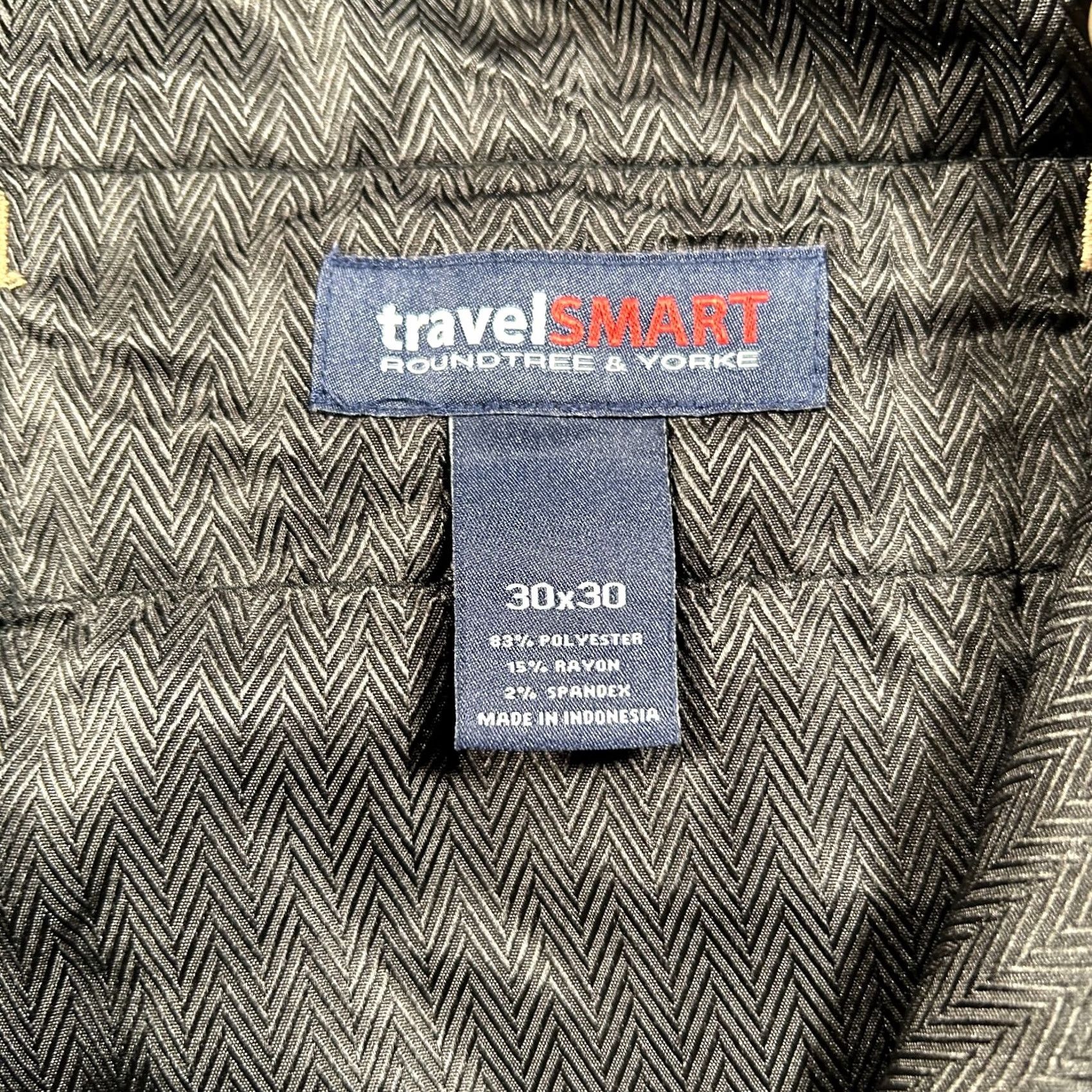 Roundtree & Yorke VINTAGE Roundtree & Yorke TravelSmart Pants Men 30x30 Khaki Workwear Casual NWT Size US 30 / EU 46 - 3 Thumbnail