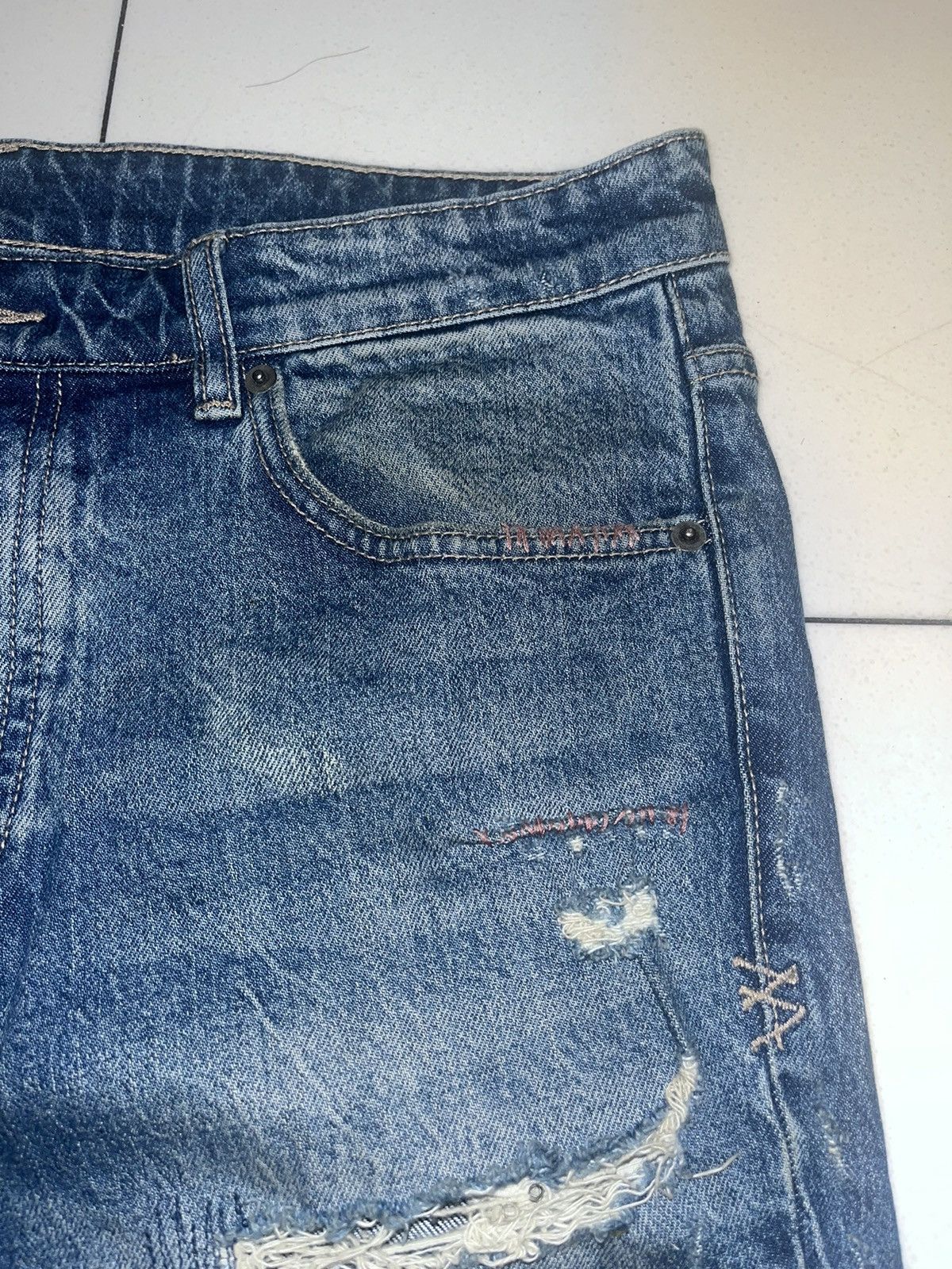 Ksubi Ksubi Chitch Odyssey Denim Men's Distressed Jeans Size 34 Size US 34 / EU 50 - 2 Thumbnail