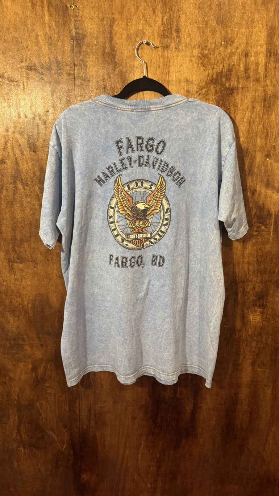 Harley Davidson × Vintage Blue vintage Harley Davidson Shirt Size US L / EU 52-54 / 3 - 6 Thumbnail