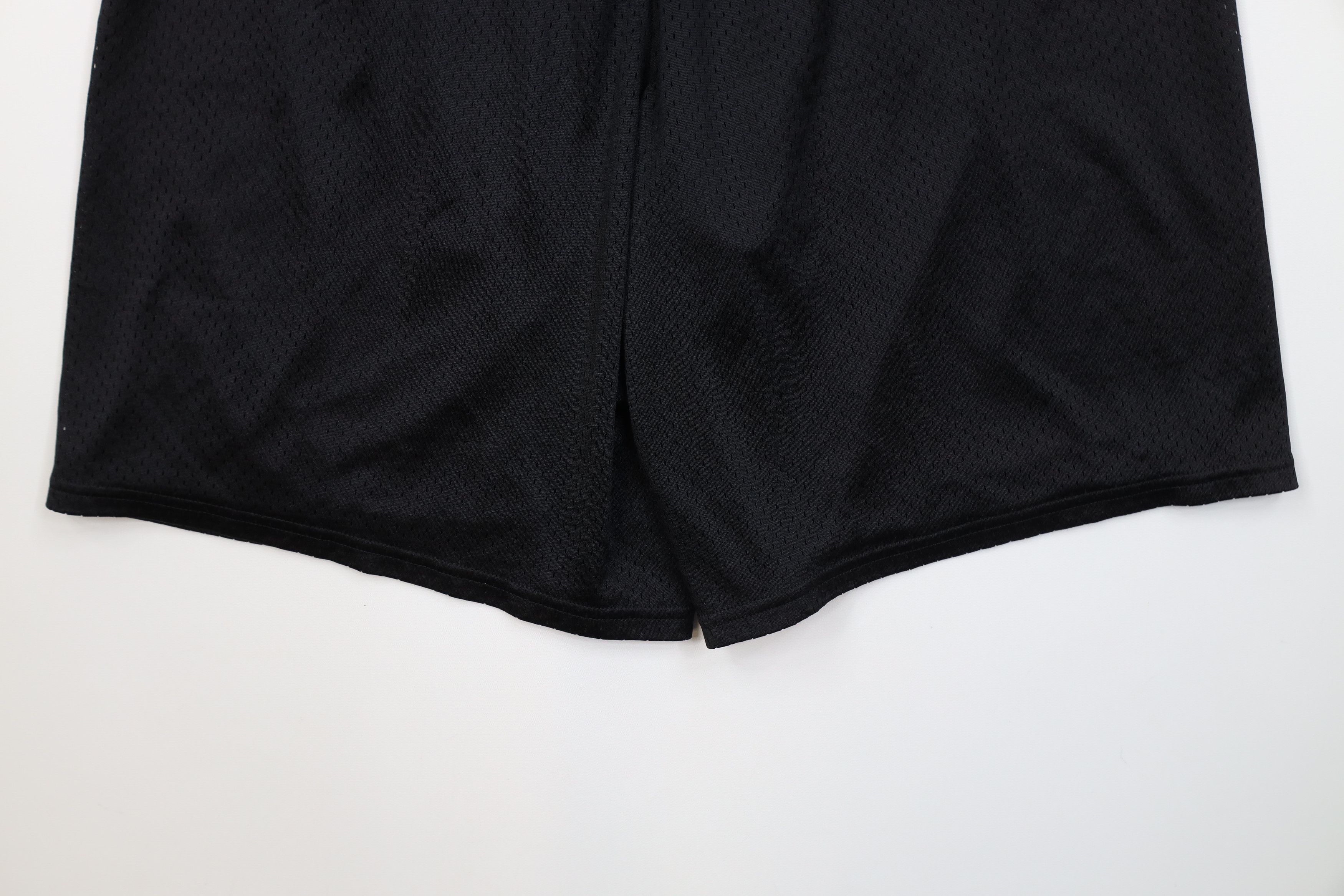 Nike Vintage Y2K Nike Mini Swoosh Above Knee Shorts Black Mesh Size US 36 / EU 52 - 11 Thumbnail