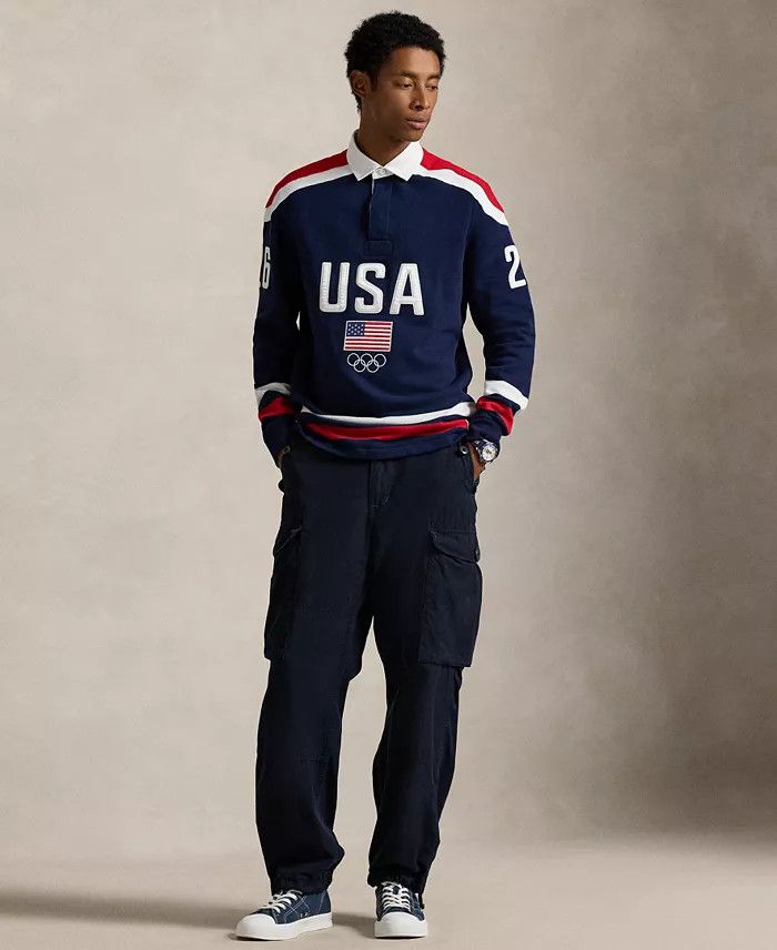 Polo Ralph Lauren Polo Ralph Lauren Men's Team USA Rugby Sweatshirt sz L Size US L / EU 52-54 / 3 - 2 Thumbnail