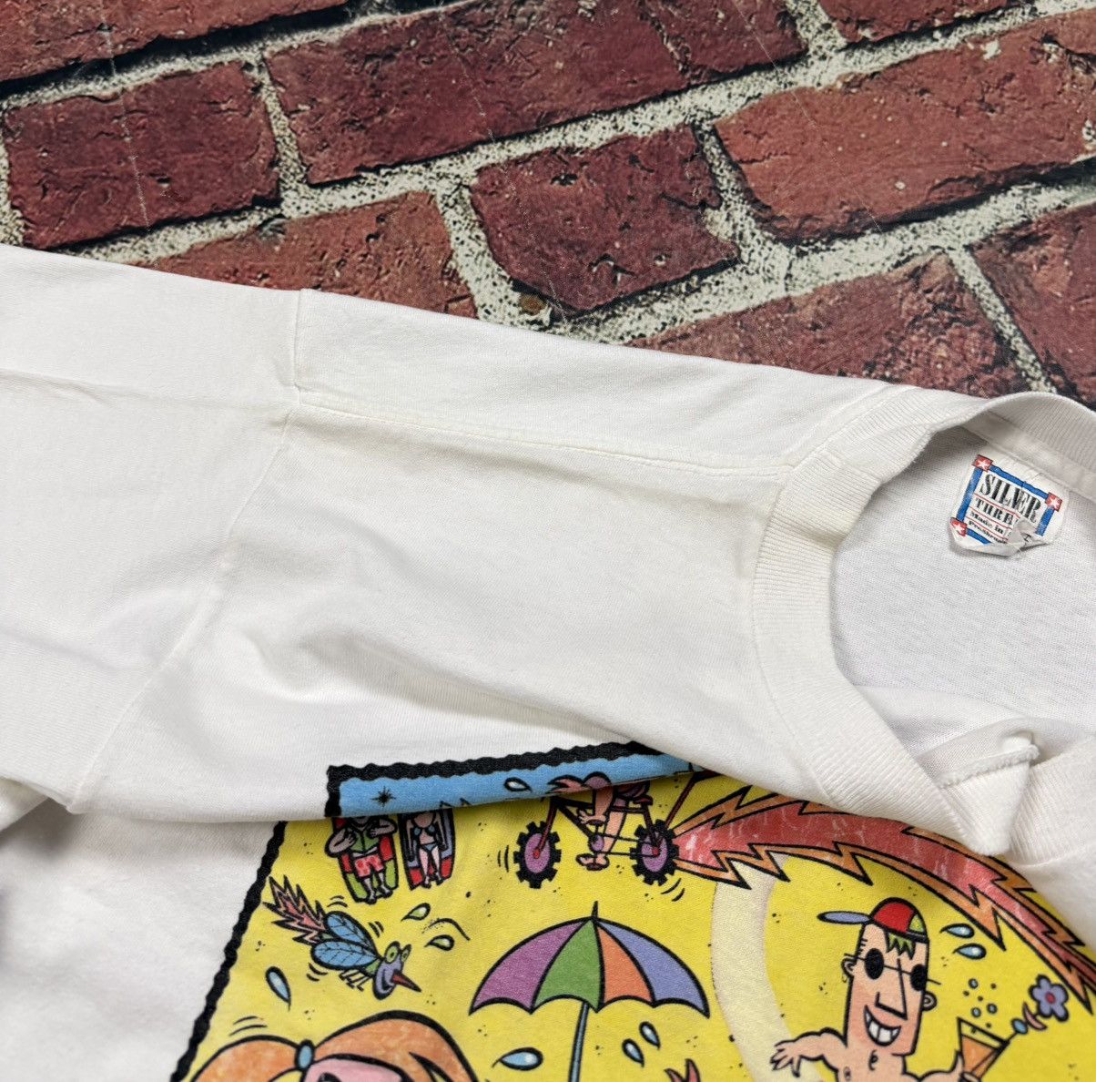 Other Vintage 7 Up Uncola Island Soda Promo T-Shirt Single Stitch Size US XL / EU 56 / 4 - 12 Thumbnail