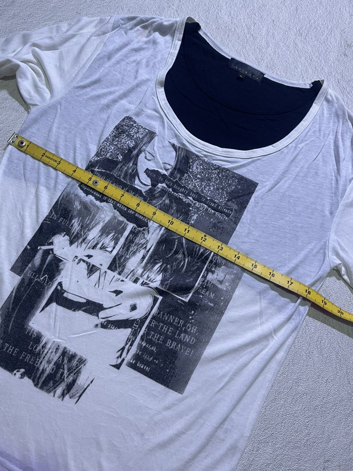 Japanese Brand Y2K SPINASH long sleeve tshirt Size US M / EU 48-50 / 2 - 8 Thumbnail