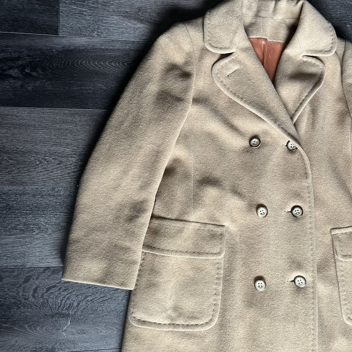 Vintage Vintage Denise Originals Mongolian Camel Hair Long Coat 60s Size L / US 10 / IT 46 - 3 Thumbnail