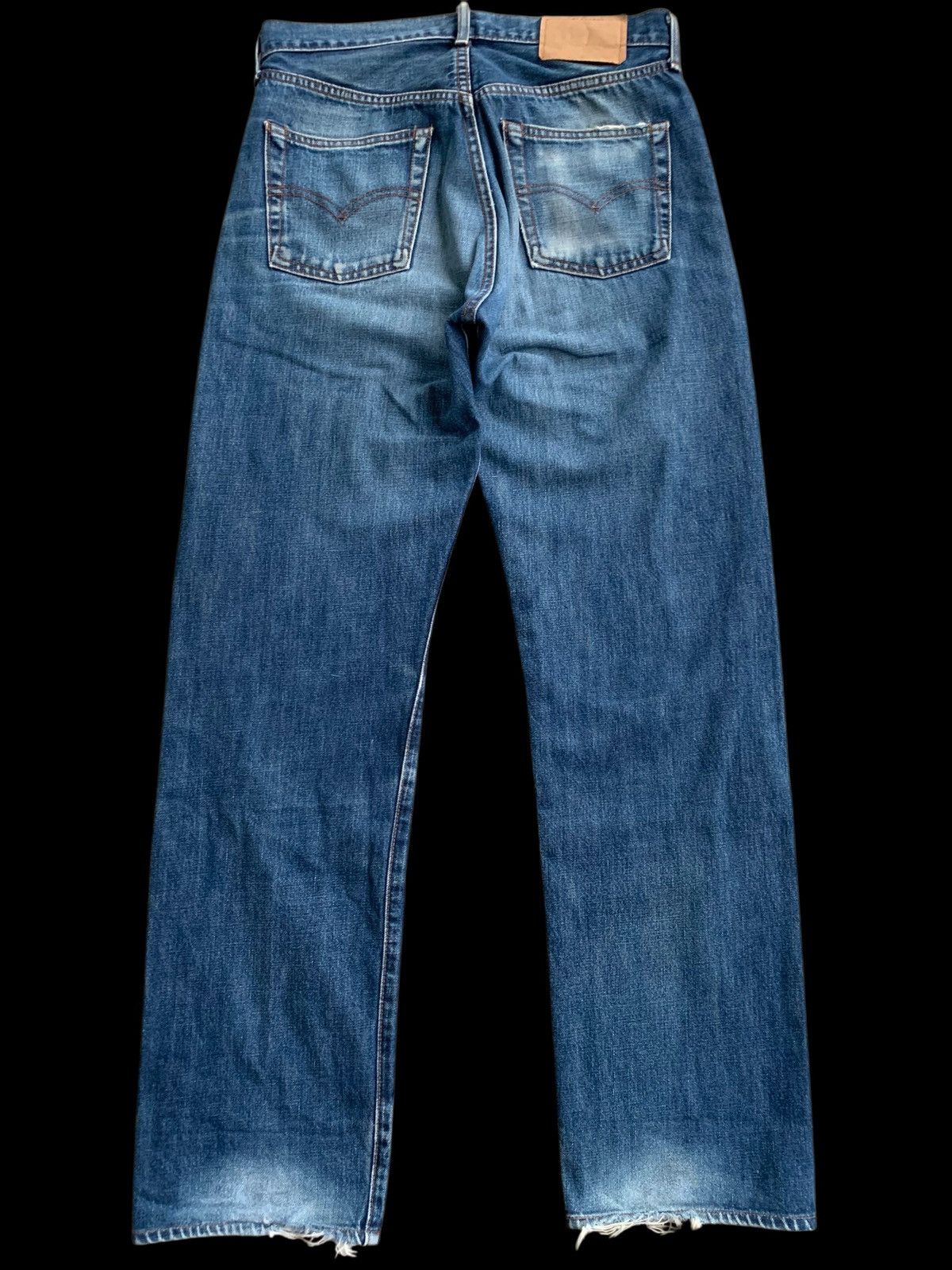 Japanese Brand Vintage Levi's J22 Selvedge Distressed Denim Made In Japan Size US 32 / EU 48 - 11 Thumbnail