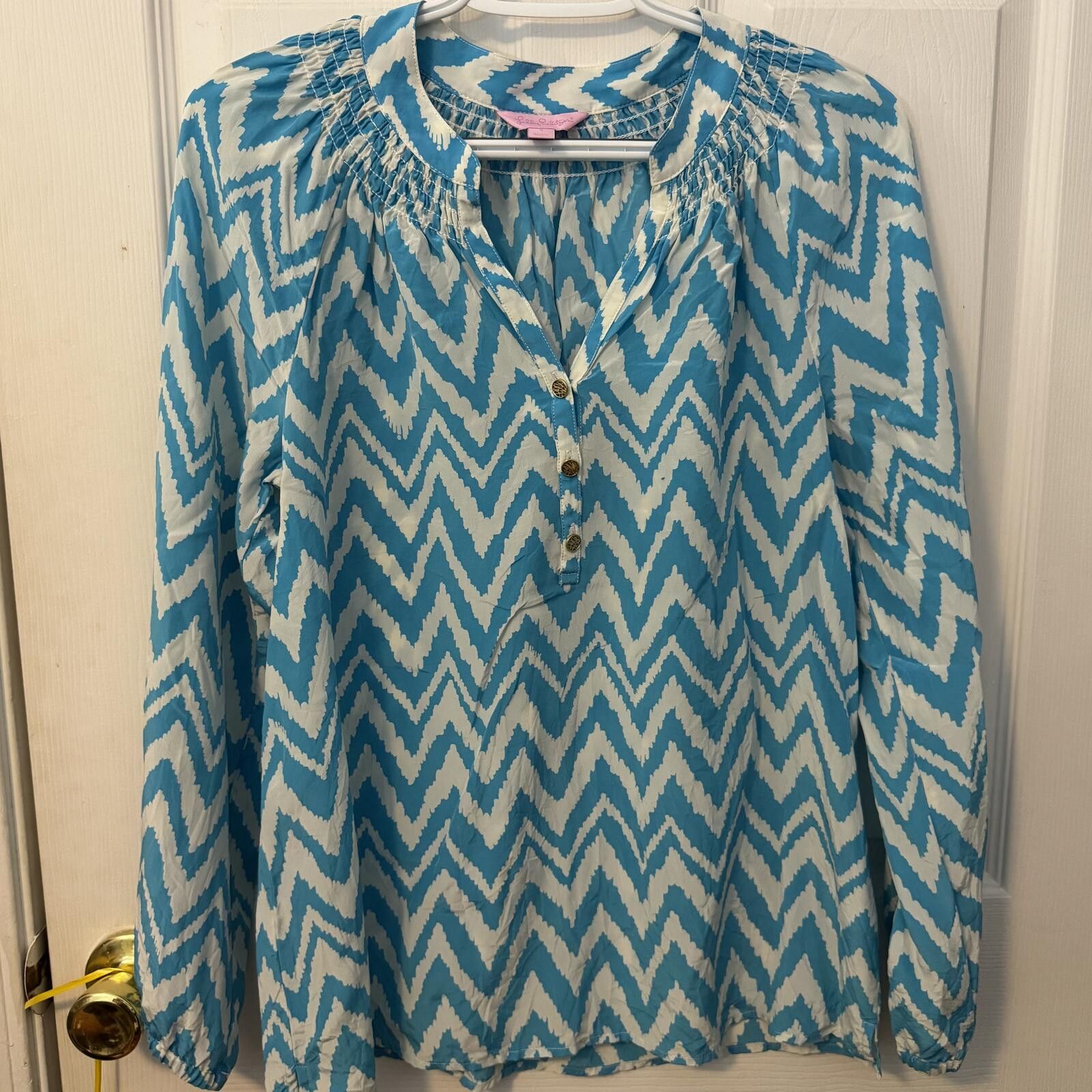 Other Lilly Pulitzer Elsa Silk Top-Small Size S / US 4 / IT 40 - 1 Thumbnail