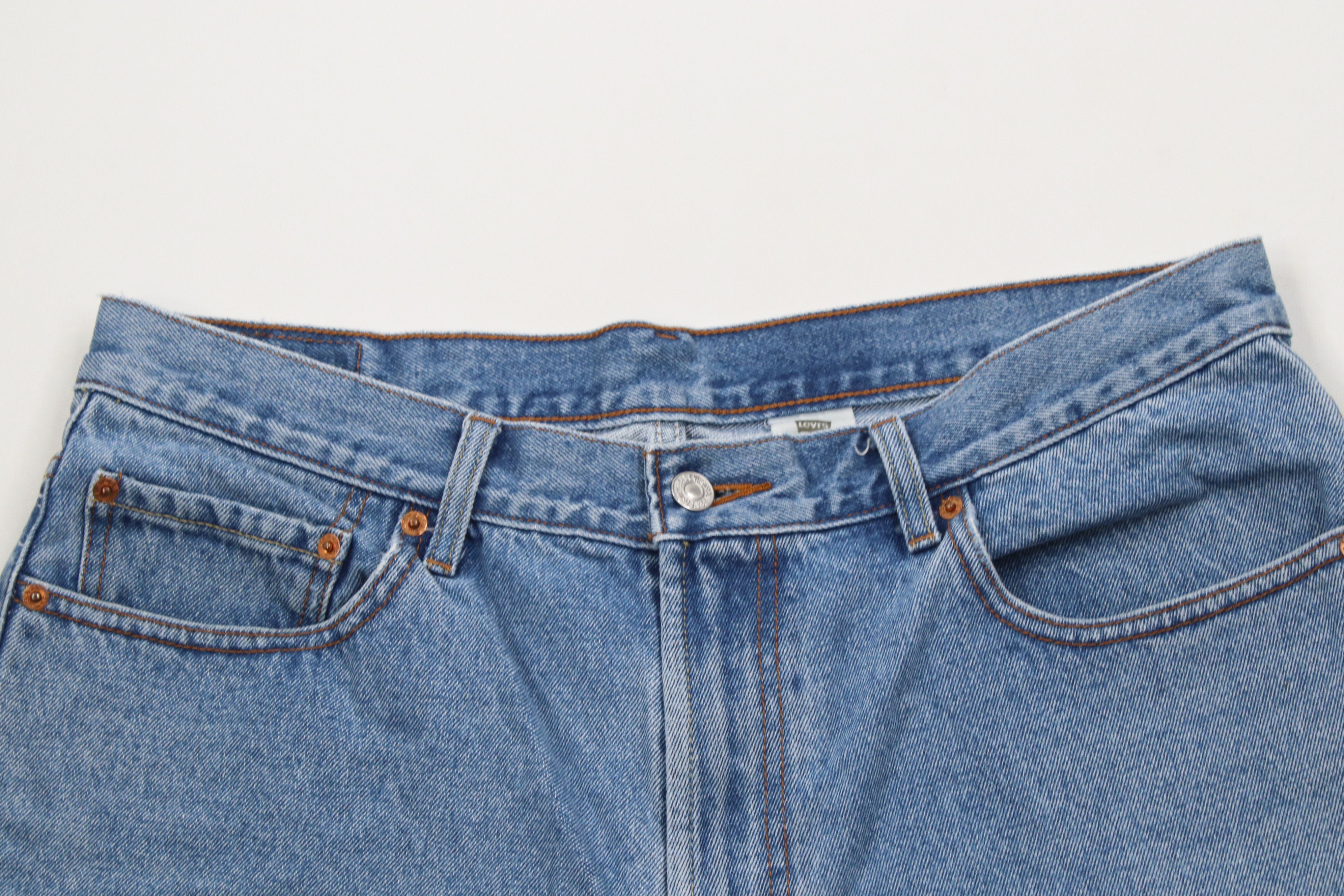 Levi's × Vintage Vintage Y2K 2004 Levis 550 Fit Denim Jean Shorts Jorts Size US 36 / EU 52 - 2 Thumbnail