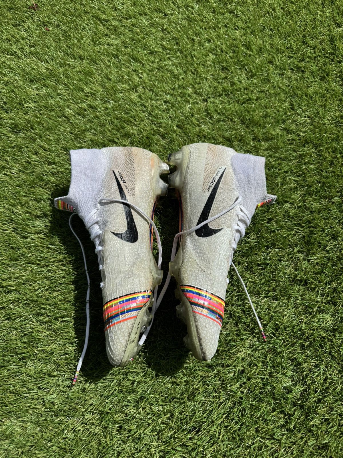 Nike NIKE MERCURIAL SUPERFLY 6 ELITE FG LVLUP-PURE PLATINUM/WHITE Size US 11.5 / EU 44-45 - 3 Thumbnail