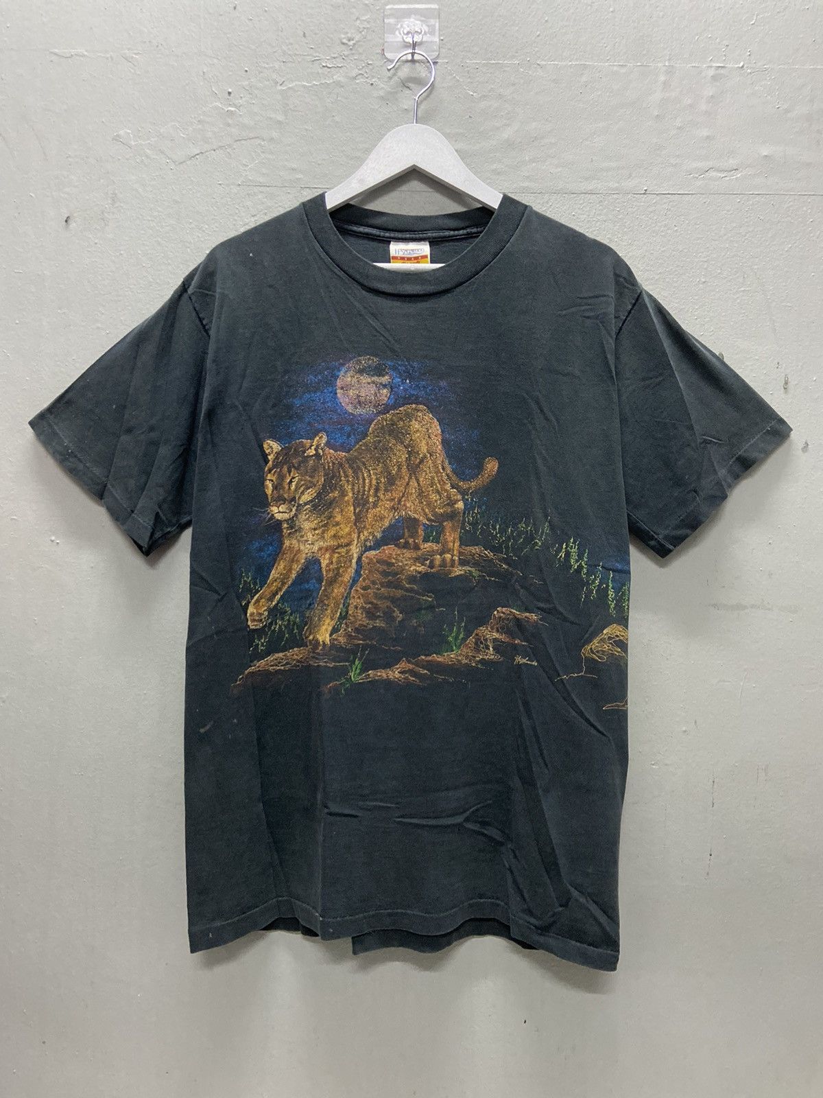 Vintage VINTAGE VIRGINIA CITY TIGER HAZELWOOD TEE SHIRT Size US L / EU 52-54 / 3 - 1 Thumbnail