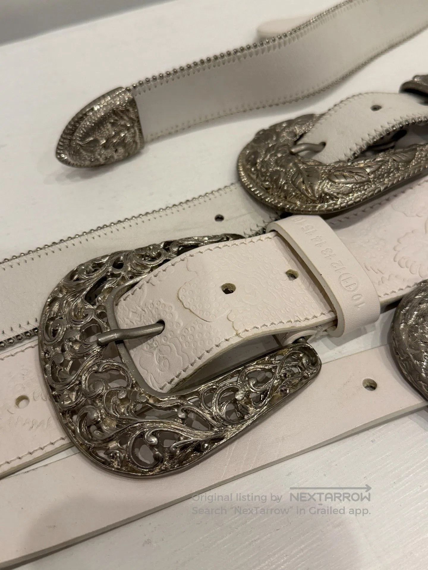 Maison Margiela Maison Margiela Eagle Carved Belt. Size ONE SIZE - 7 Thumbnail