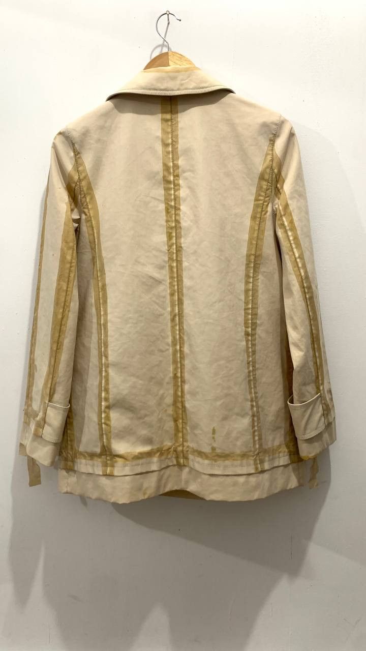 Louis Vuitton LOUIS VUITTON Paris Beige Cup Coat Distressed Size M / US 6-8 / IT 42-44 - 7 Thumbnail