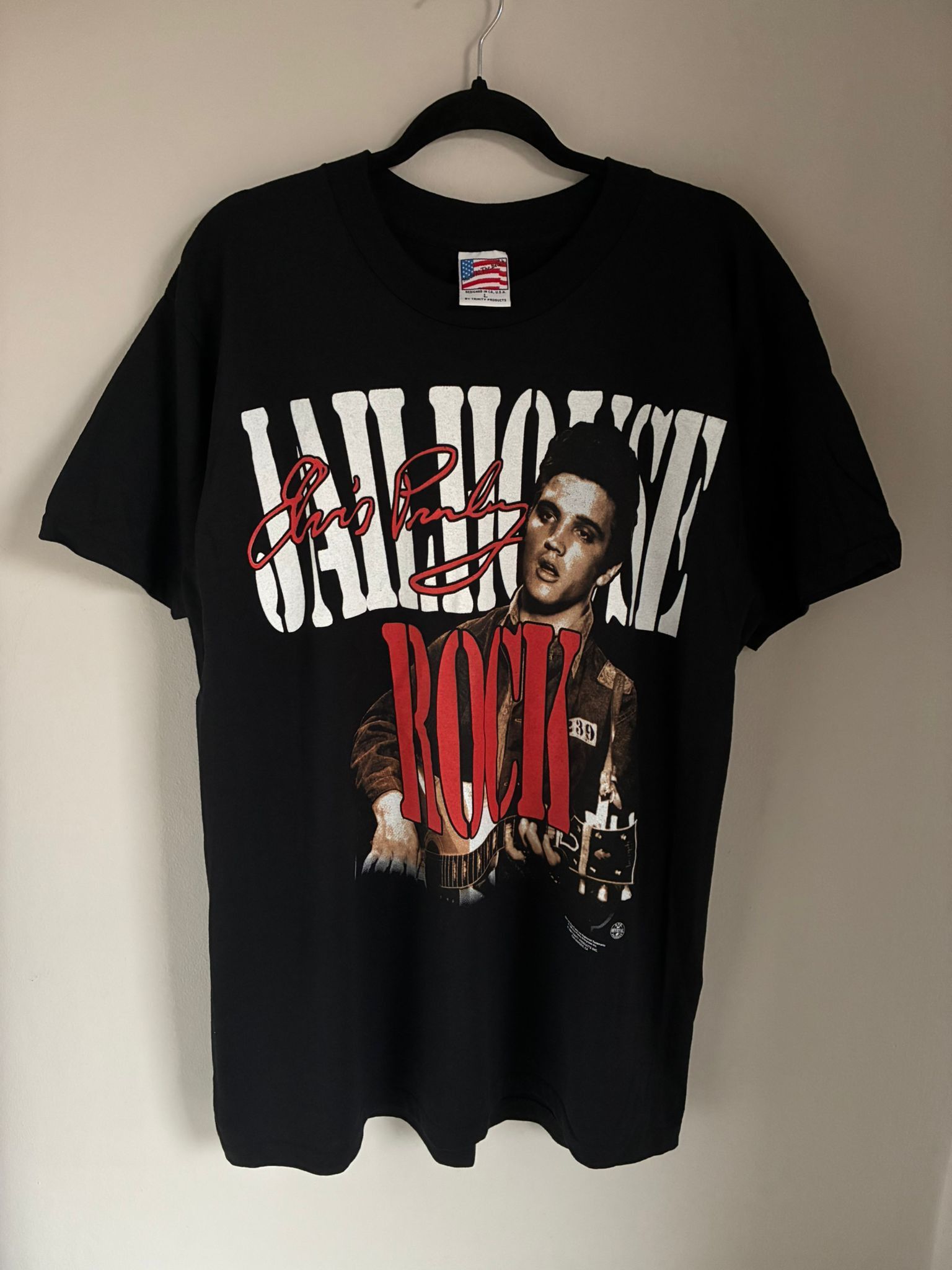 Band Tees Vintage Elvis Presley band tee rock 90s merch single stitch Size US L / EU 52-54 / 3 - 3 Thumbnail