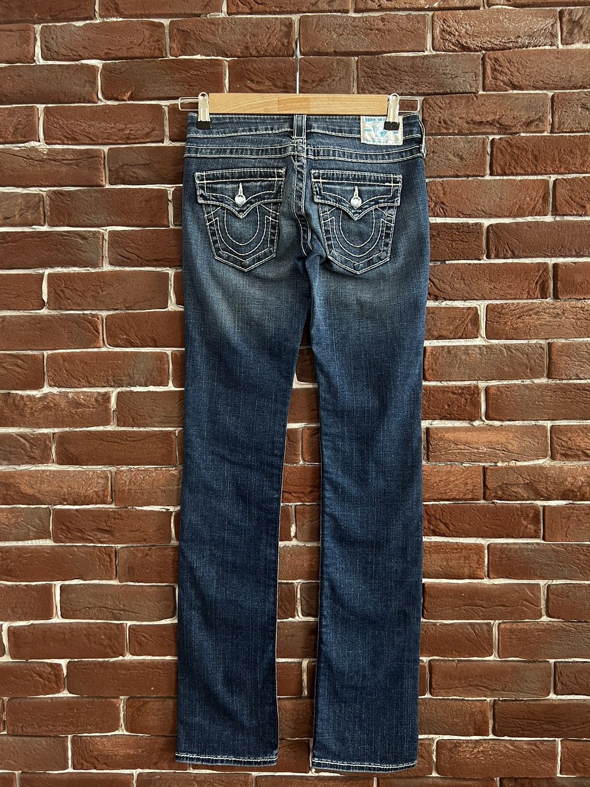 True Religion Rare Vintage True Religion Swarovski Denim Pants Y2K Drip Size 25" / US 0 / IT 36 - 1 Thumbnail