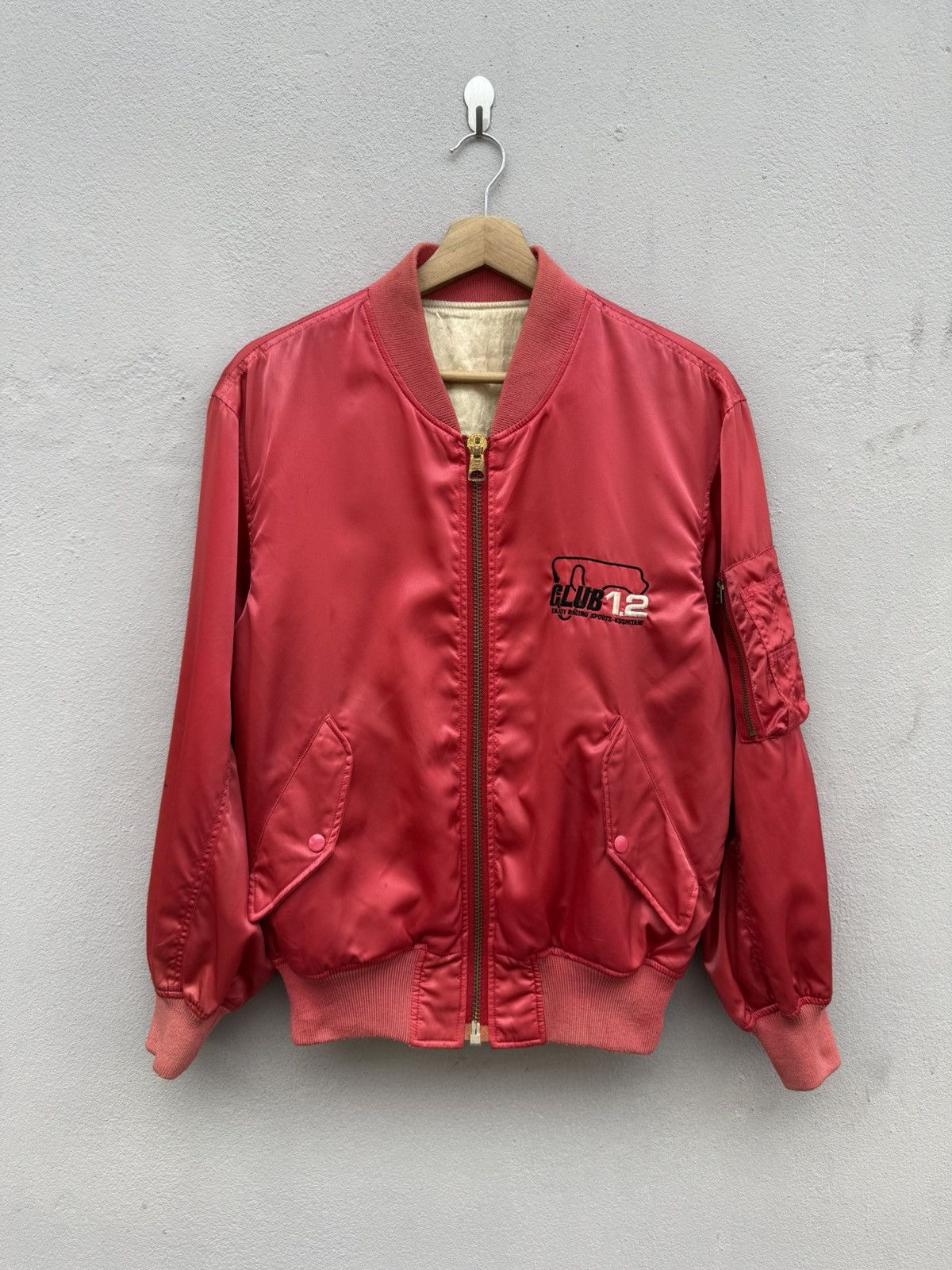 Sports Specialties 80s KUSHITANI Racing Club 1.2 Reversible Bomber Jacket Size US M / EU 48-50 / 2 - 2 Thumbnail