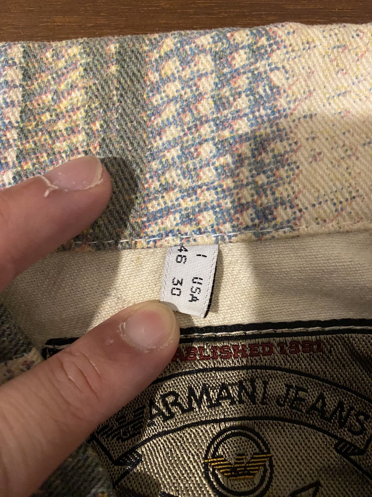 Armani Armani Jeans Jacket Vintage Size US XXS / EU 40 - 3 Thumbnail