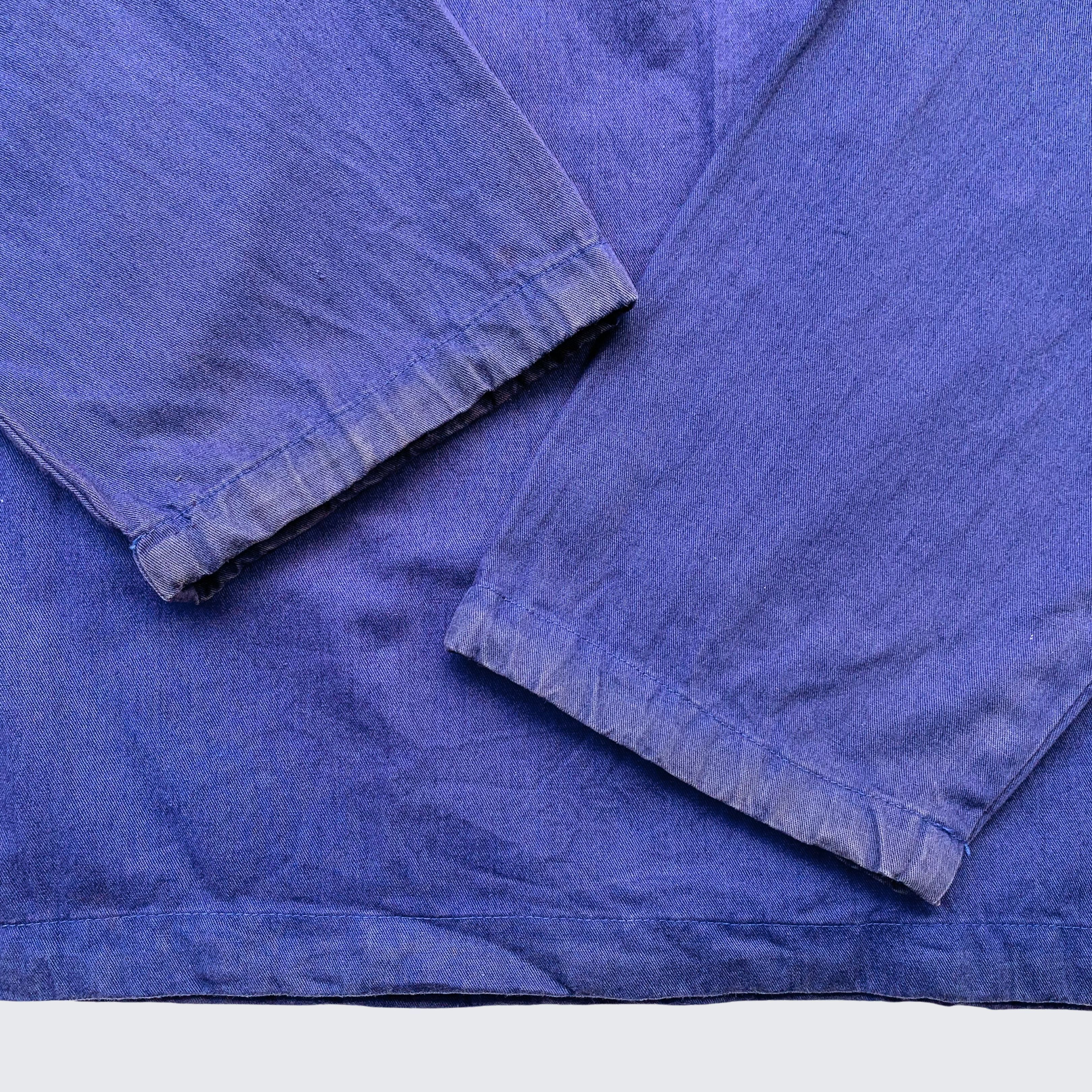 Nigel Cabourn 1980s Nigel Cabourn England Half Zip Canvas Jacket Size US L / EU 52-54 / 3 - 7 Thumbnail