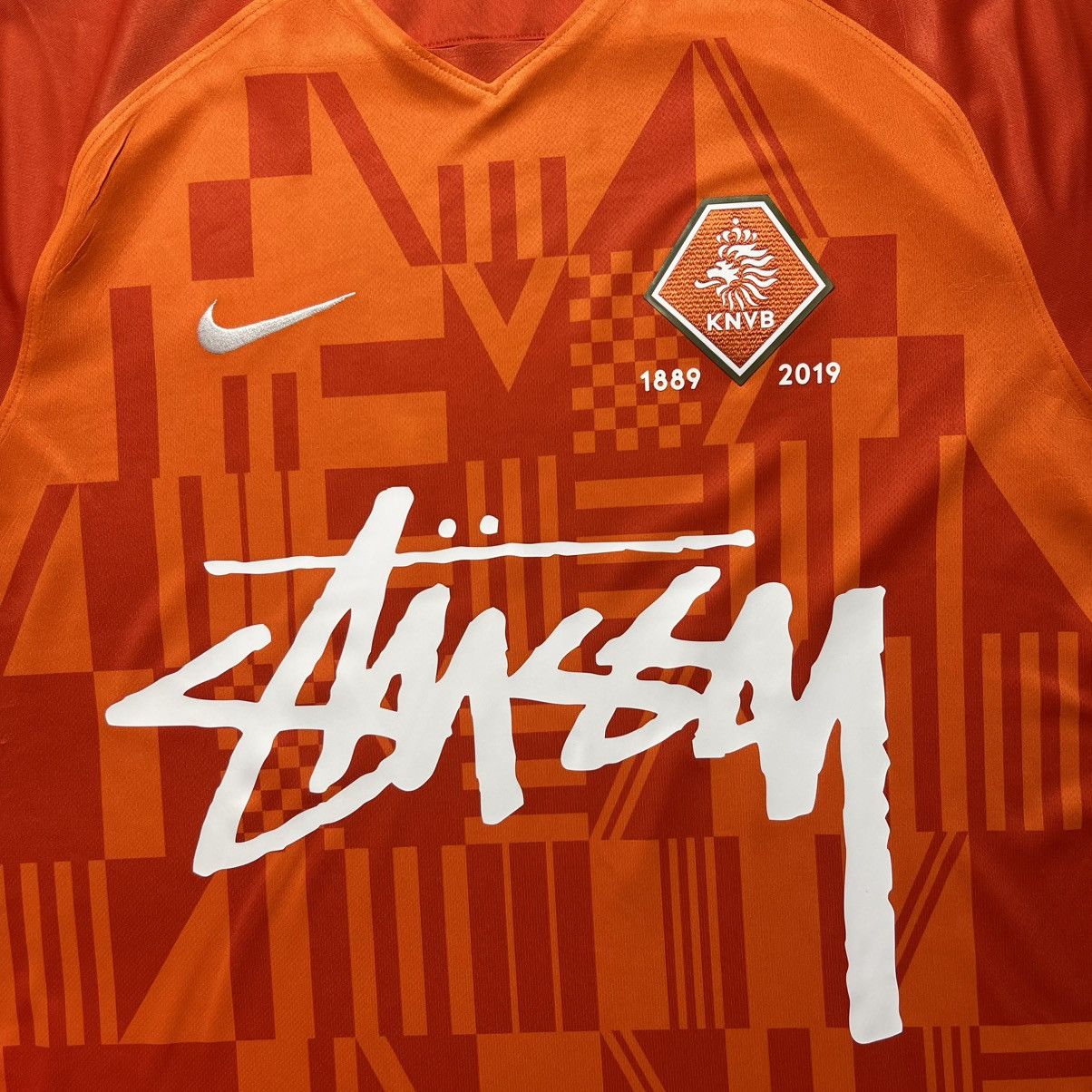 Nike NETHERLANDS x STUSSY NIKE 2019/2020 FOOTBALL TRAINING JERSEY Size US XL / EU 56 / 4 - 3 Thumbnail