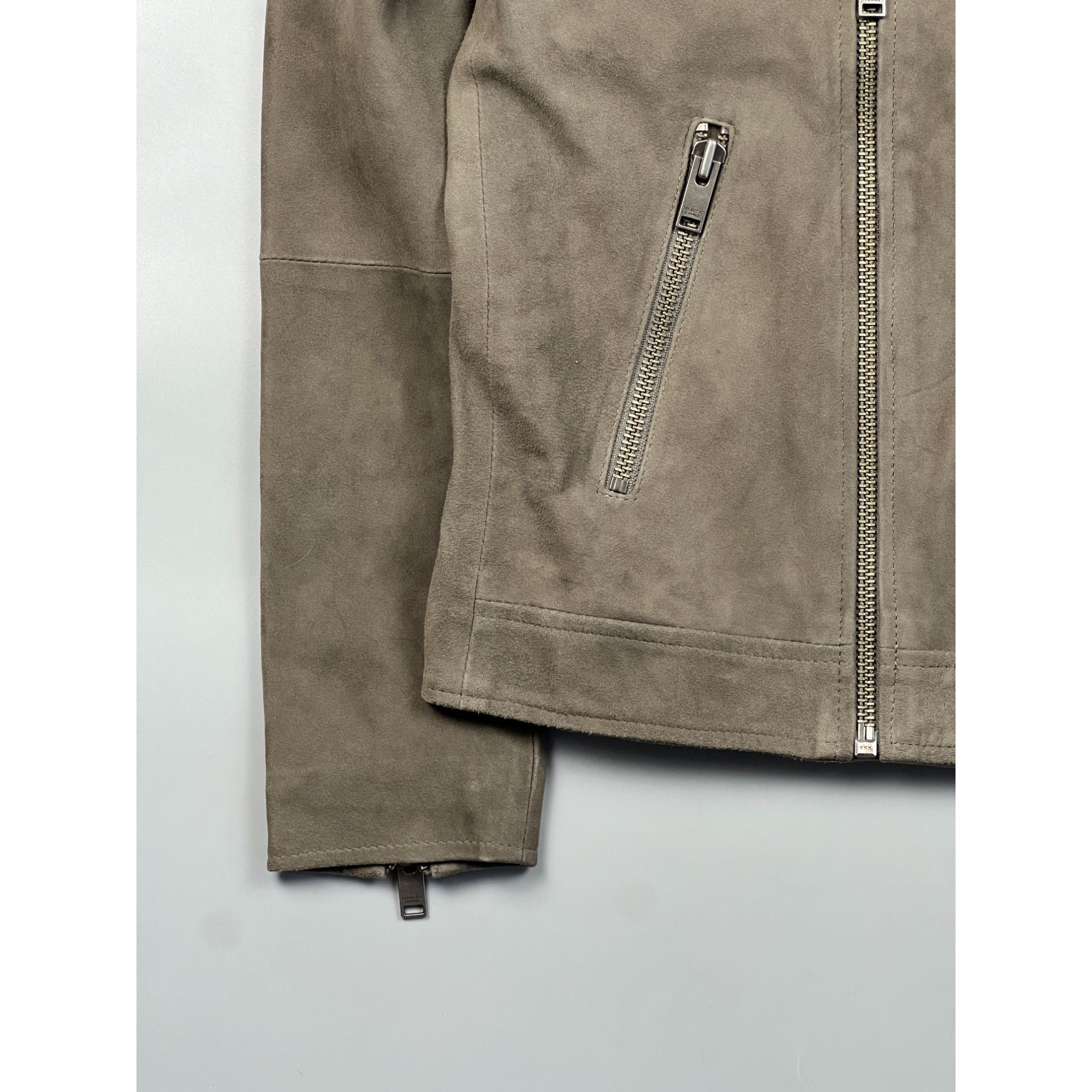 Selected Homme NWT Selected Homme Suede Leather Biker Jacket (Y0744) Size US S / EU 44-46 / 1 - 2 Thumbnail