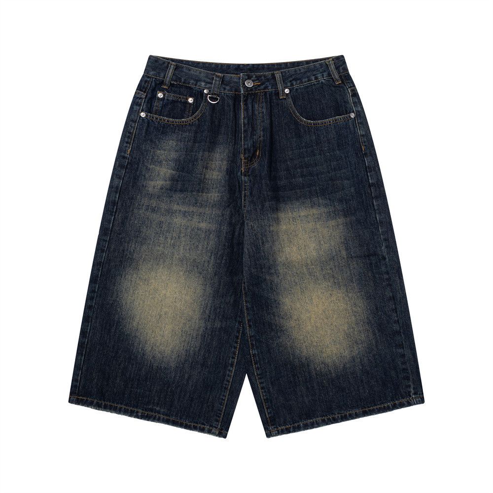 Vintage Men's American Retro-Vibe Distressed Denim Shorts Size US 32 / EU 48 - 1 Thumbnail