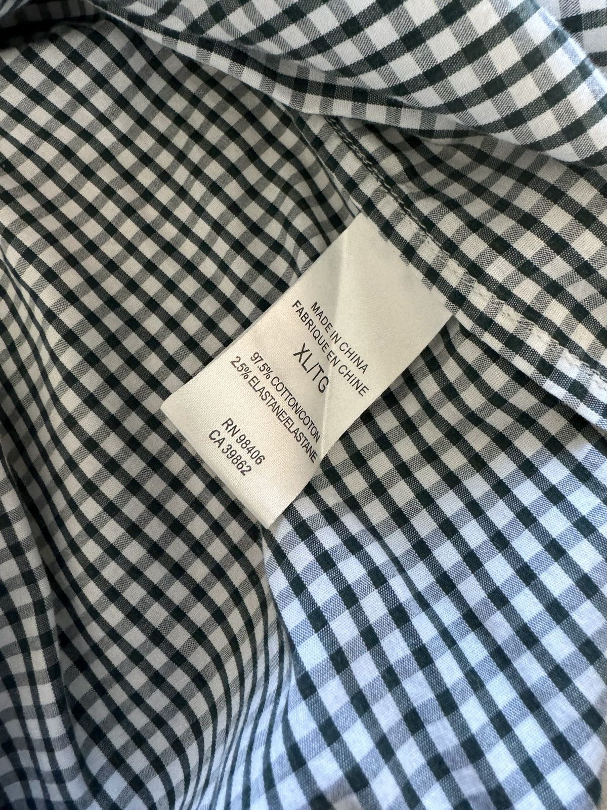 Theory Theory XL plaid black white classic long sleeve button shirt Size US XL / EU 56 / 4 - 5 Thumbnail