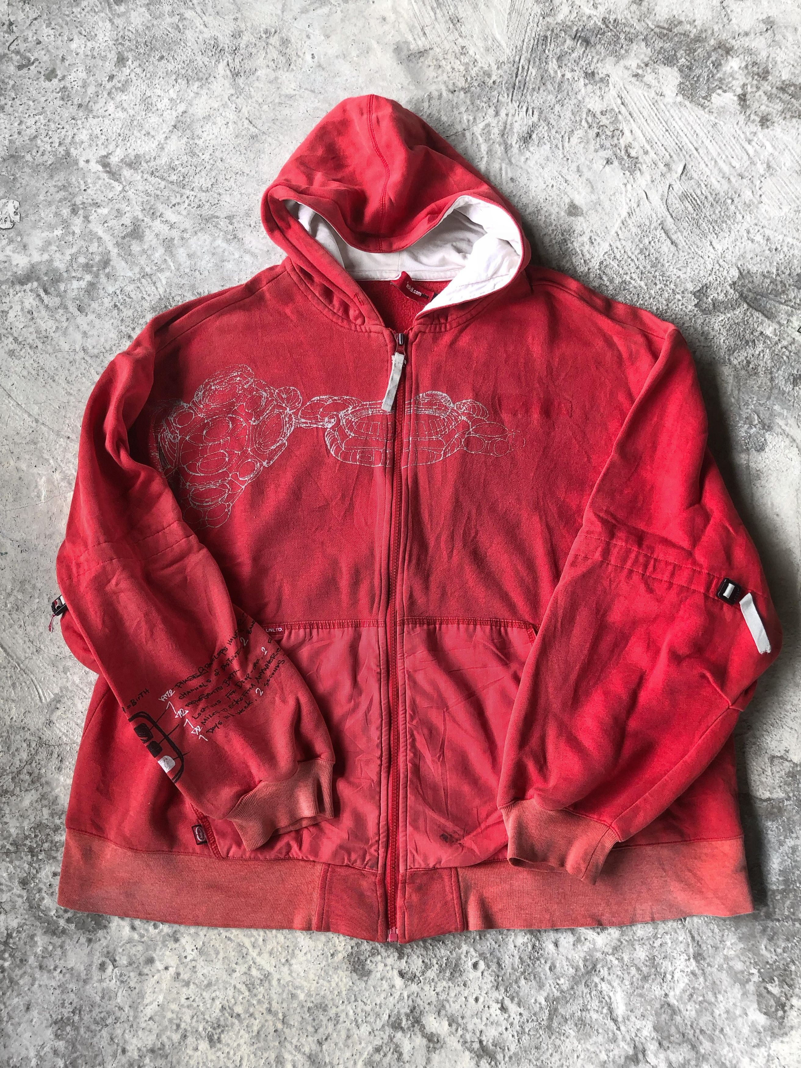 Ecko Unltd. × Vintage RARE Y2K HOODIE ECKO LIKE FUTURA ART Size US XXL / EU 58 / 5 - 1 Thumbnail