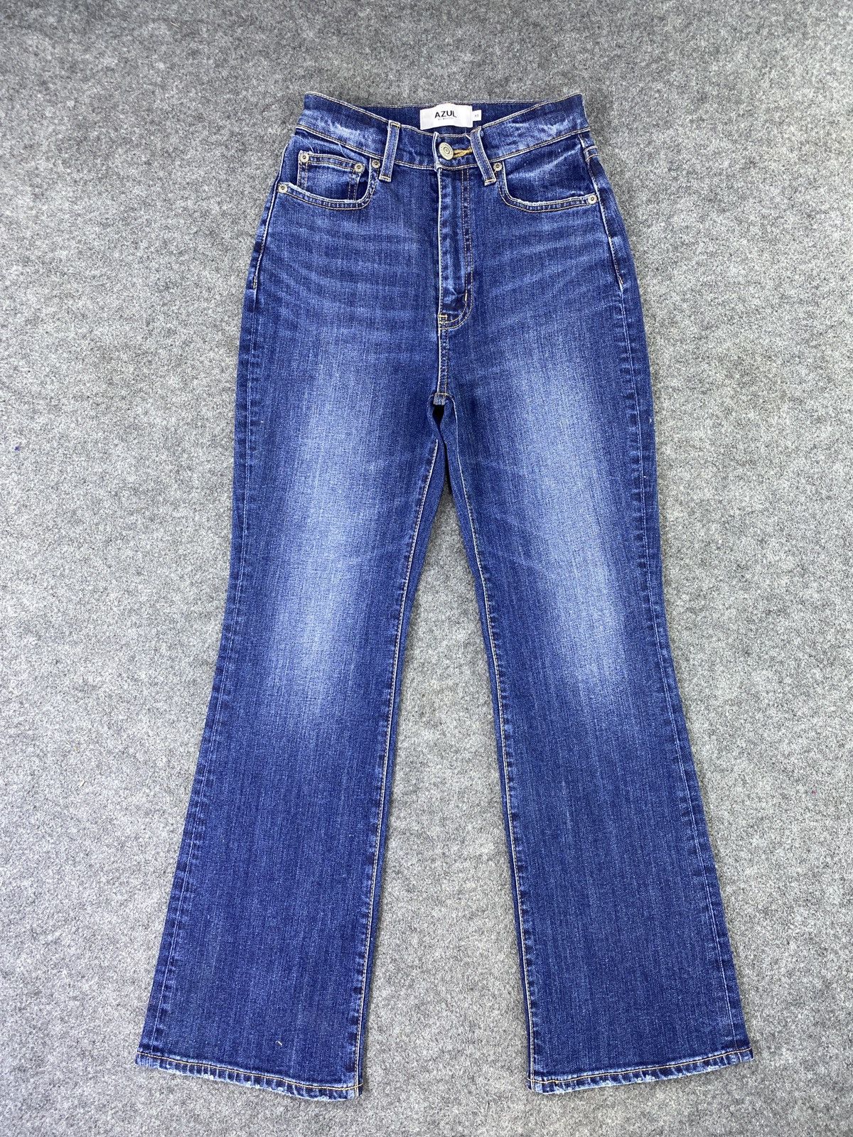 Japanese Brand Japanese Brand Azul by Moussy Blue Wash Flare Jeans - J1139 Size 24" / US 00 / IT 34 - 1 Thumbnail