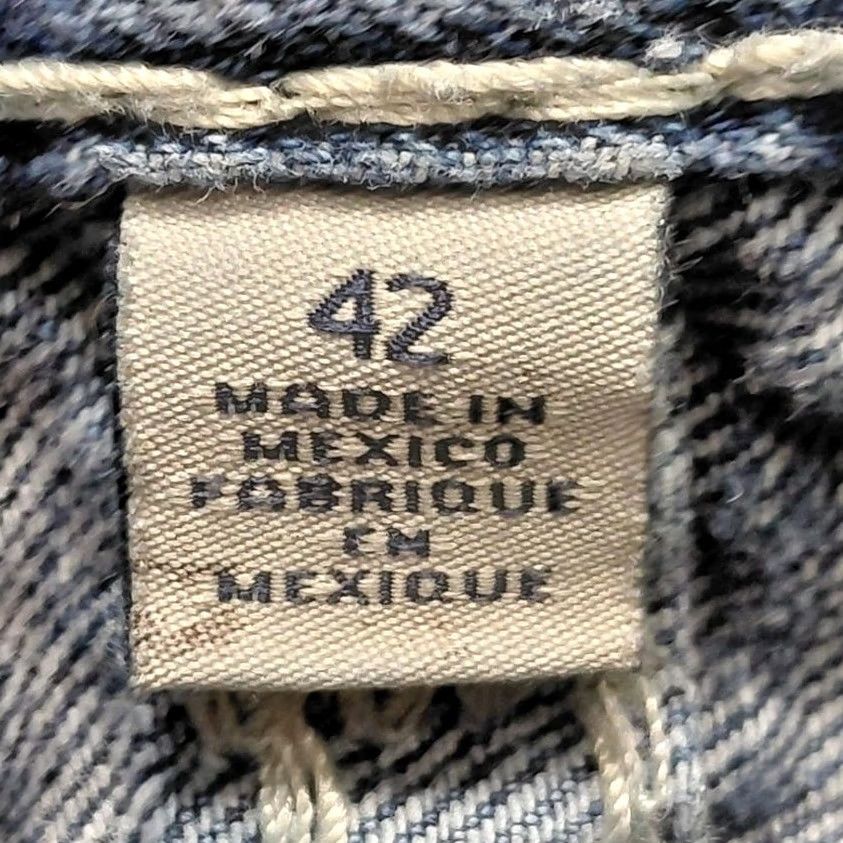 True Religion True Religion Jeans Blue Solid Denim Straight Men Size 42 Jacket? Size US 42 / EU 58 - 7 Thumbnail