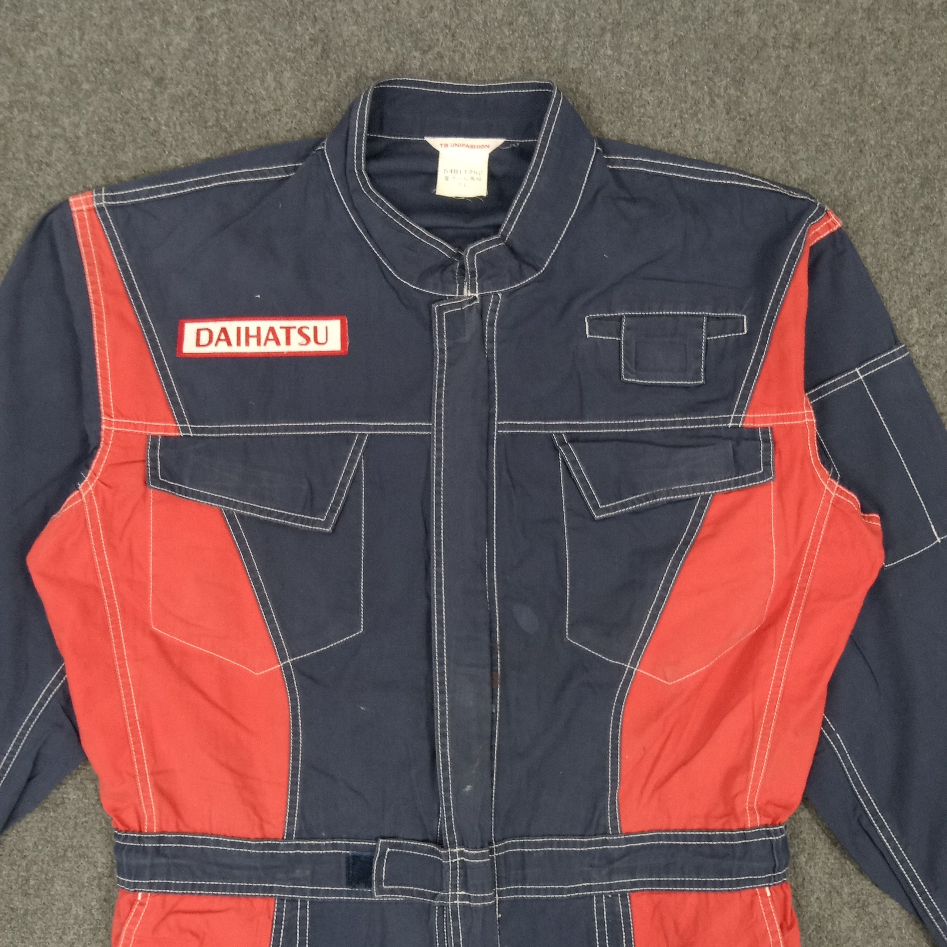 Vintage Daihatsu Japanese Racing Team Coverall Jacket Size US XL / EU 56 / 4 - 5 Thumbnail