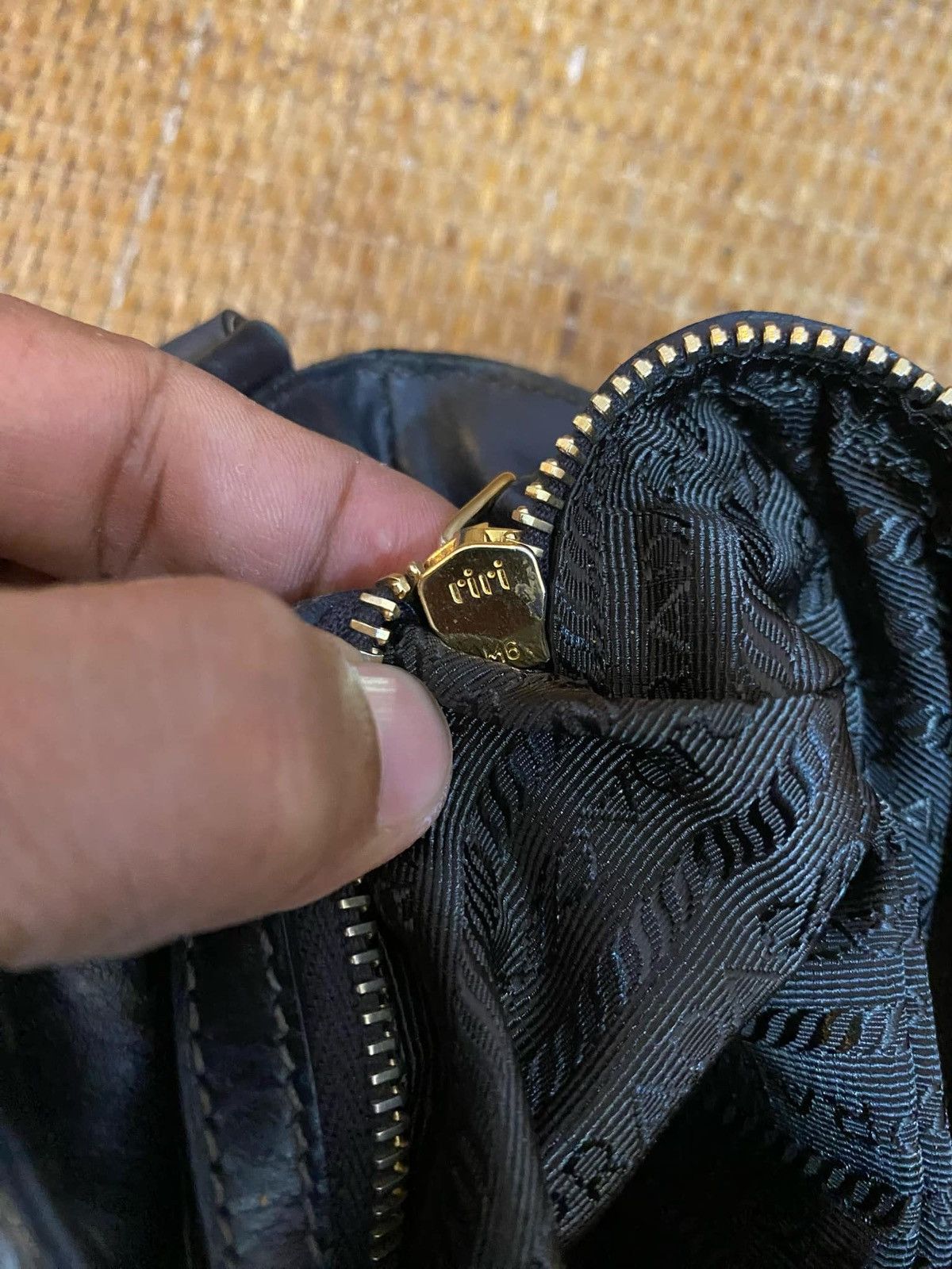 Designer × Prada × Vintage Prada Denim Crossbody Shoulder Bag Size ONE SIZE - 9 Thumbnail