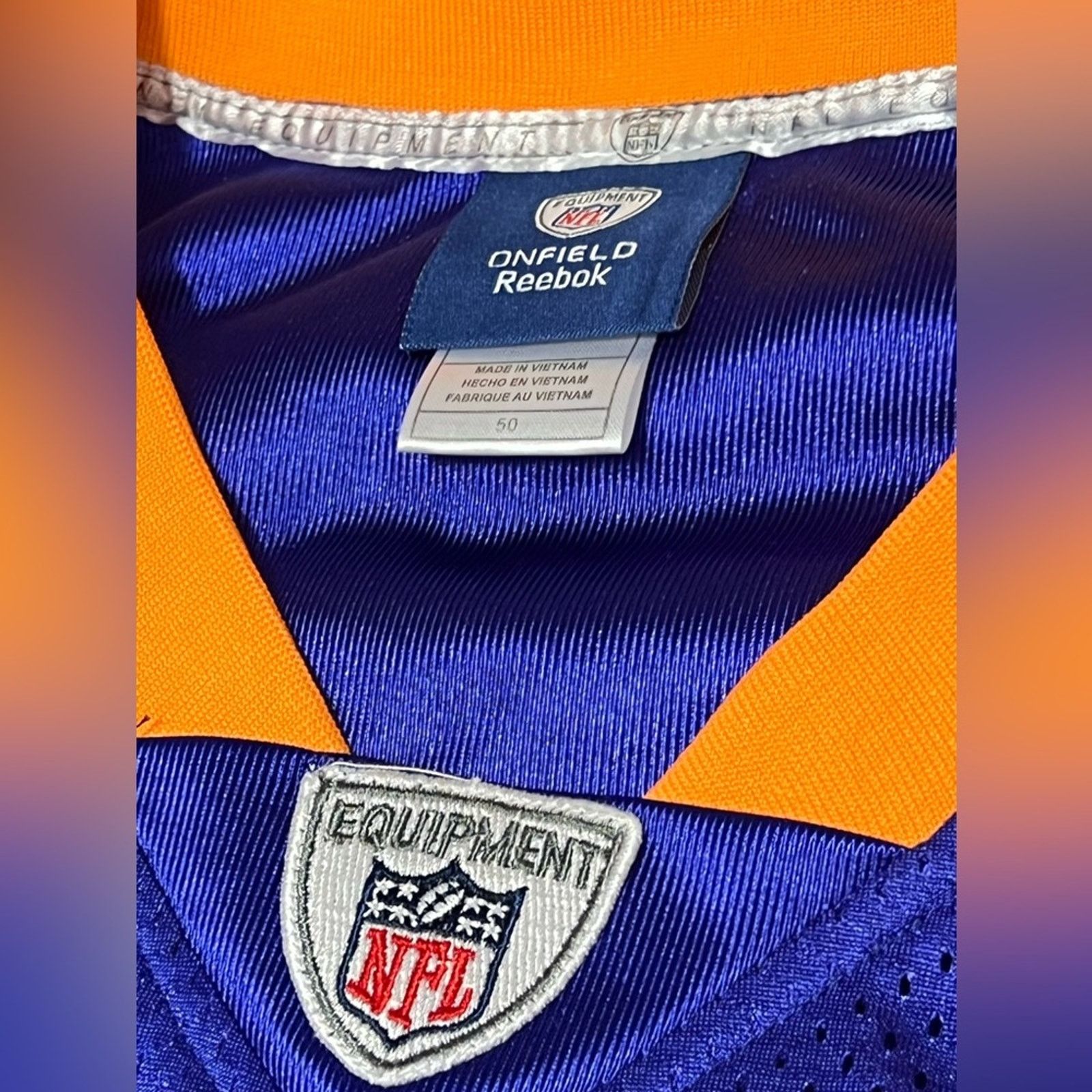 Reebok Vintage Reebok Minnesota Vikings #4 Brett Favre Jersey SZ 50 Size US XL / EU 56 / 4 - 4 Thumbnail