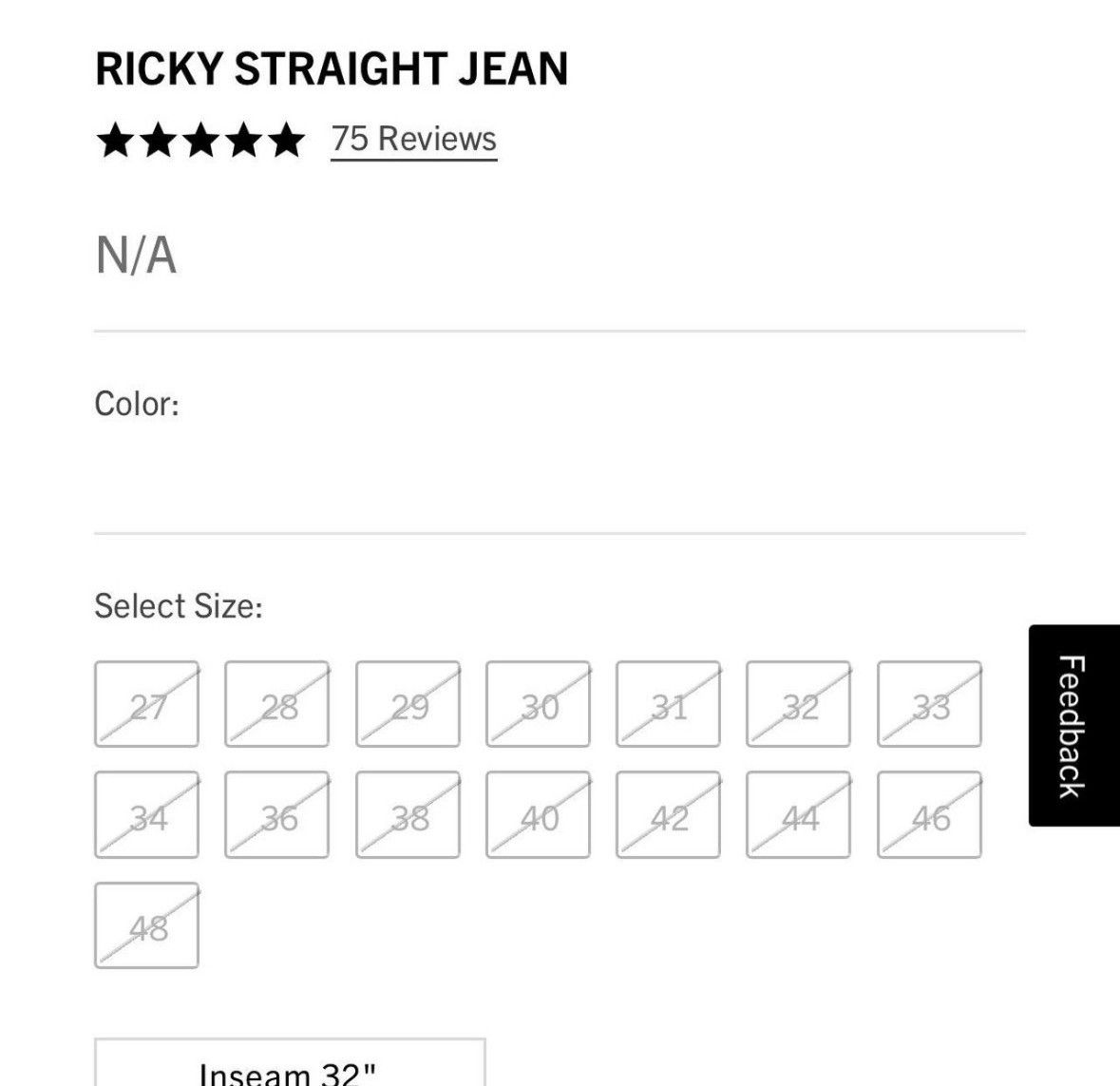 True Religion DEAD STOCK True Religion Ricky Relaxed Straight Size US 31 - 4 Thumbnail
