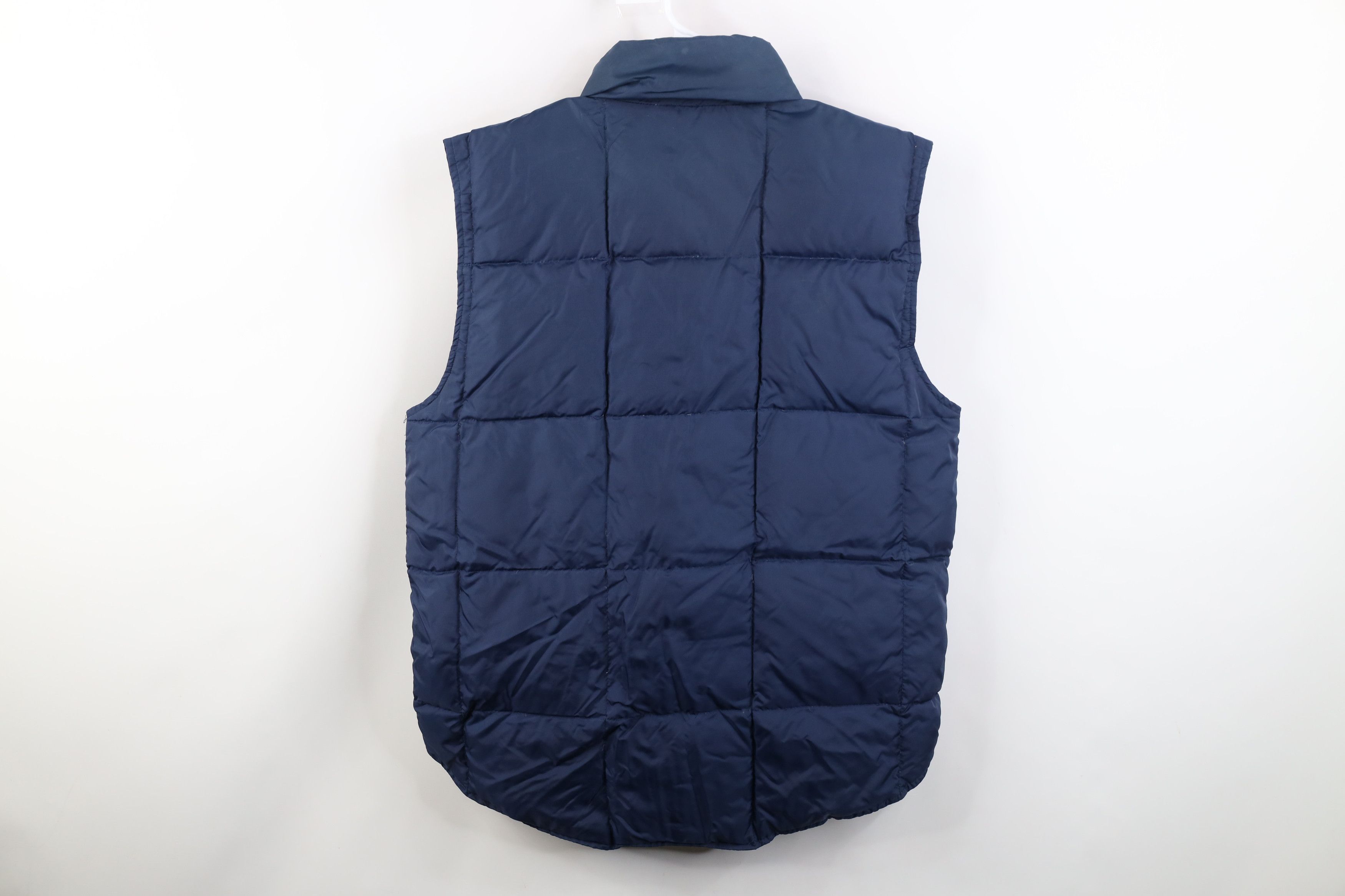 Vintage Vintage 90s Streetwear Down Puffer Vest Jacket Navy Blue Size US M / EU 48-50 / 2 - 14 Thumbnail