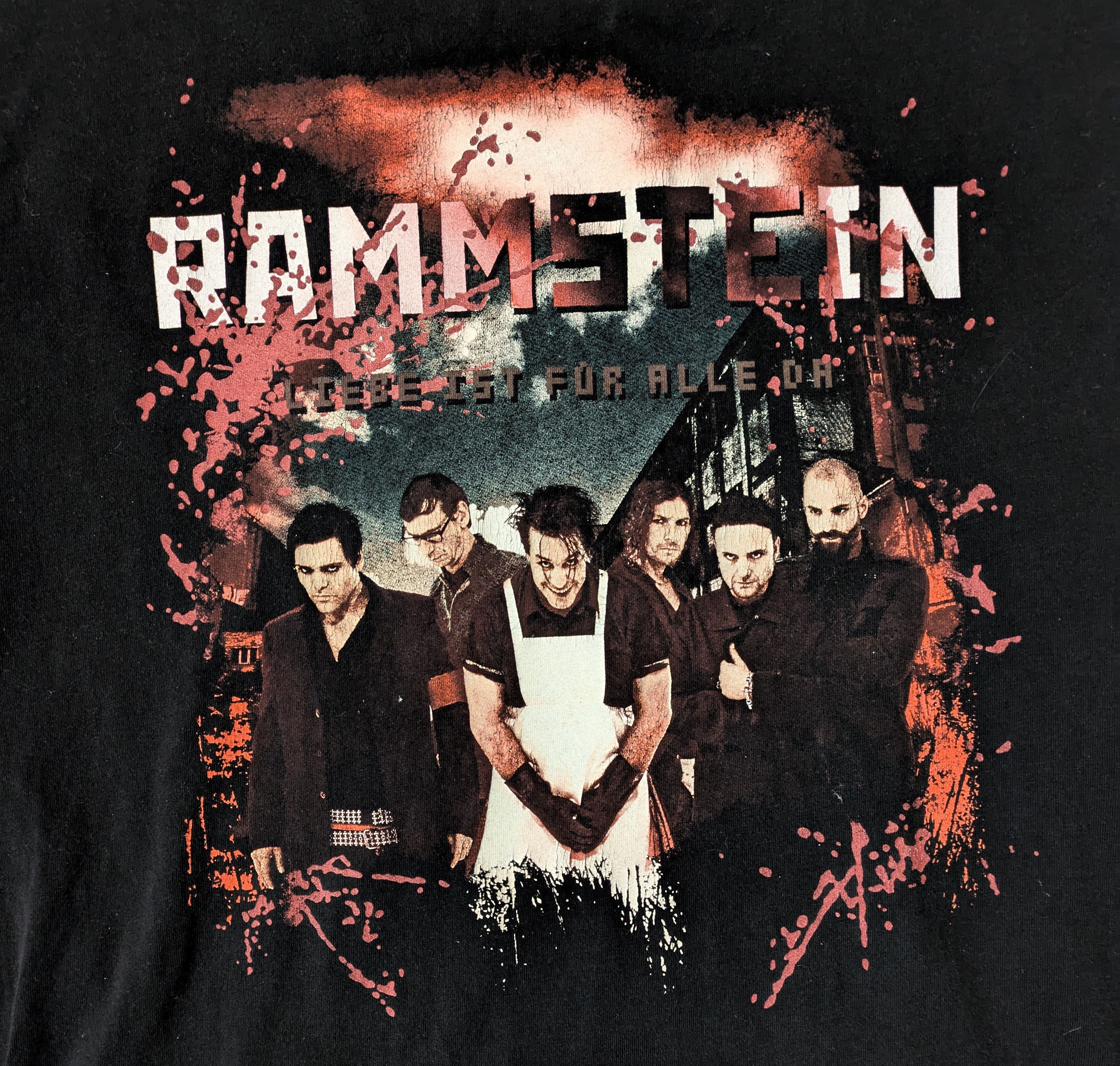 Band Tees RAMMSTEIN Liebe Ist Fur Alle Da 2009 TOUR T-Shirt Size US M / EU 48-50 / 2 - 3 Thumbnail