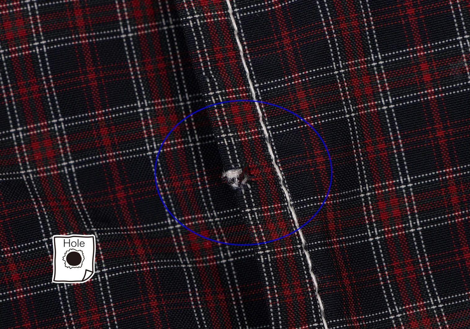 Junya Watanabe Mesh Lined Check Jacket in Navy and Red, Size S Size US S / EU 44-46 / 1 - 11 Thumbnail